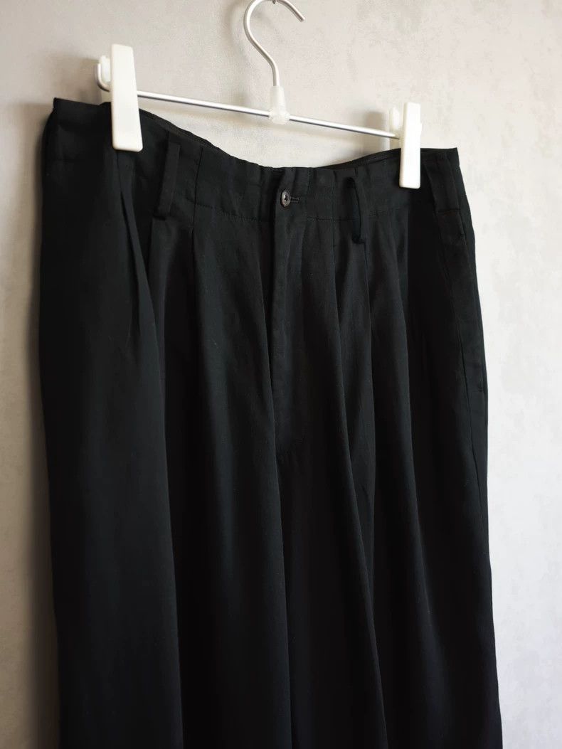 Yohji Yamamoto Yohji Yamamoto size 3 84AW straight-leg pleated pants Size US 28 / EU 44 - 3 Thumbnail