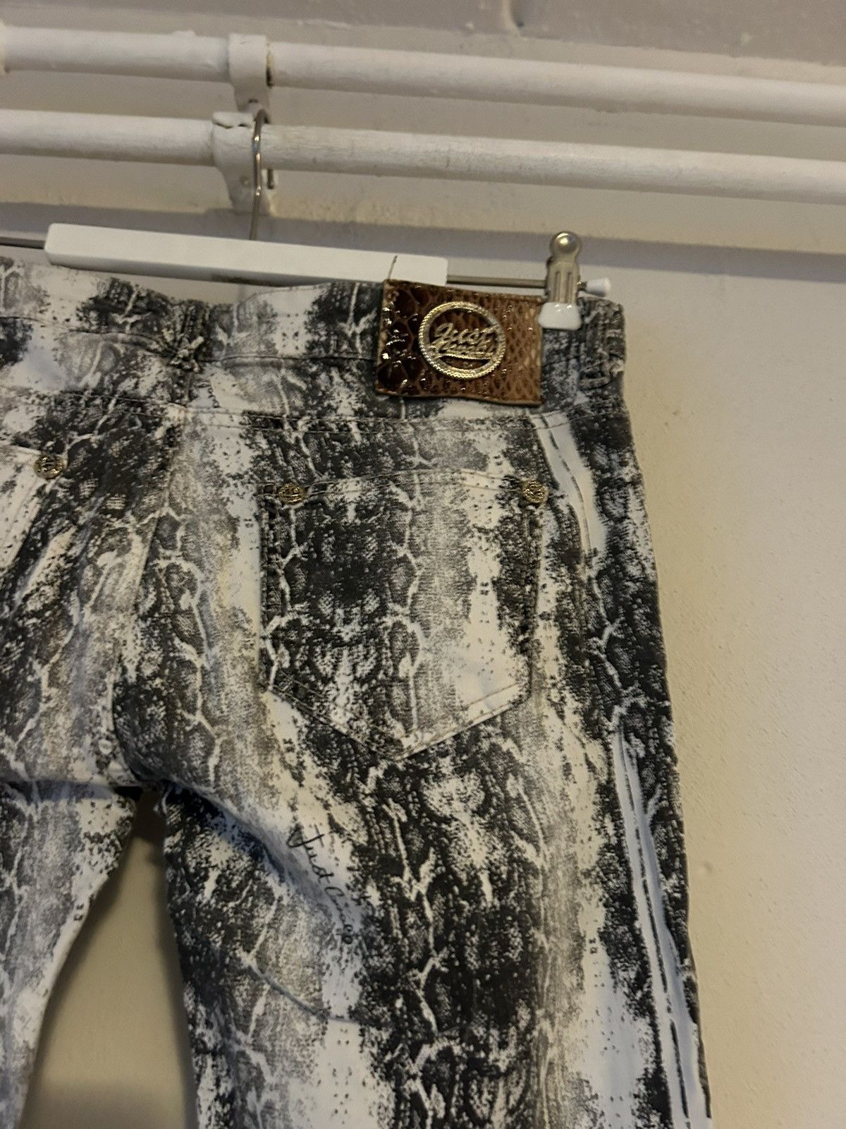 Just Cavalli Just Cavalli Python-Print Denim Jeans Size 29 Size 29" - 13 Thumbnail