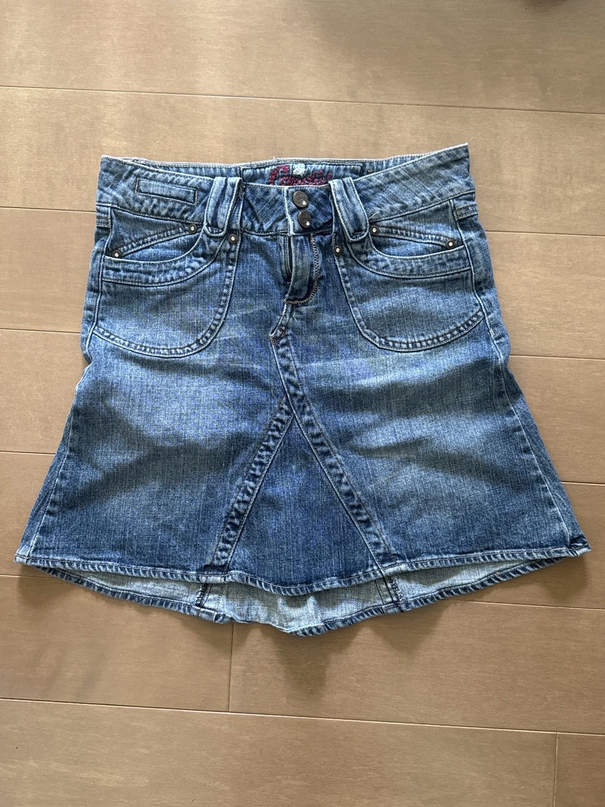 NHL Candies Midi Jean Skirt Size 28" / US 6 / IT 42 - 1 Thumbnail