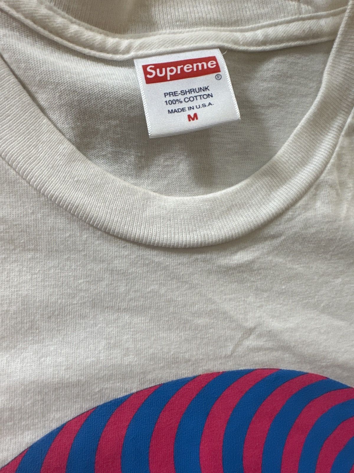Spitfire × Supreme Supreme x Spitfire Classic Swirl White Tee Size US M / EU 48-50 / 2 - 3 Thumbnail