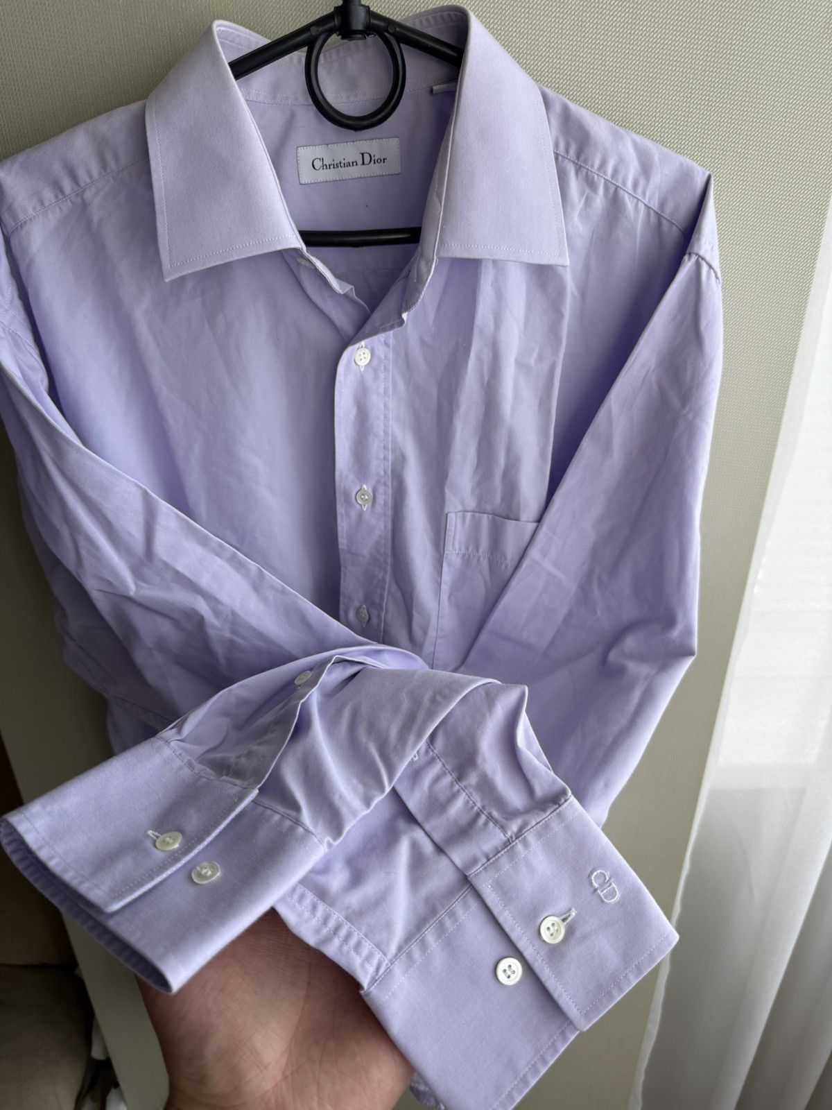 Dior Vintage Christian Dior Classic Shirt 16.5 Size US L / EU 52-54 / 3 - 5 Thumbnail