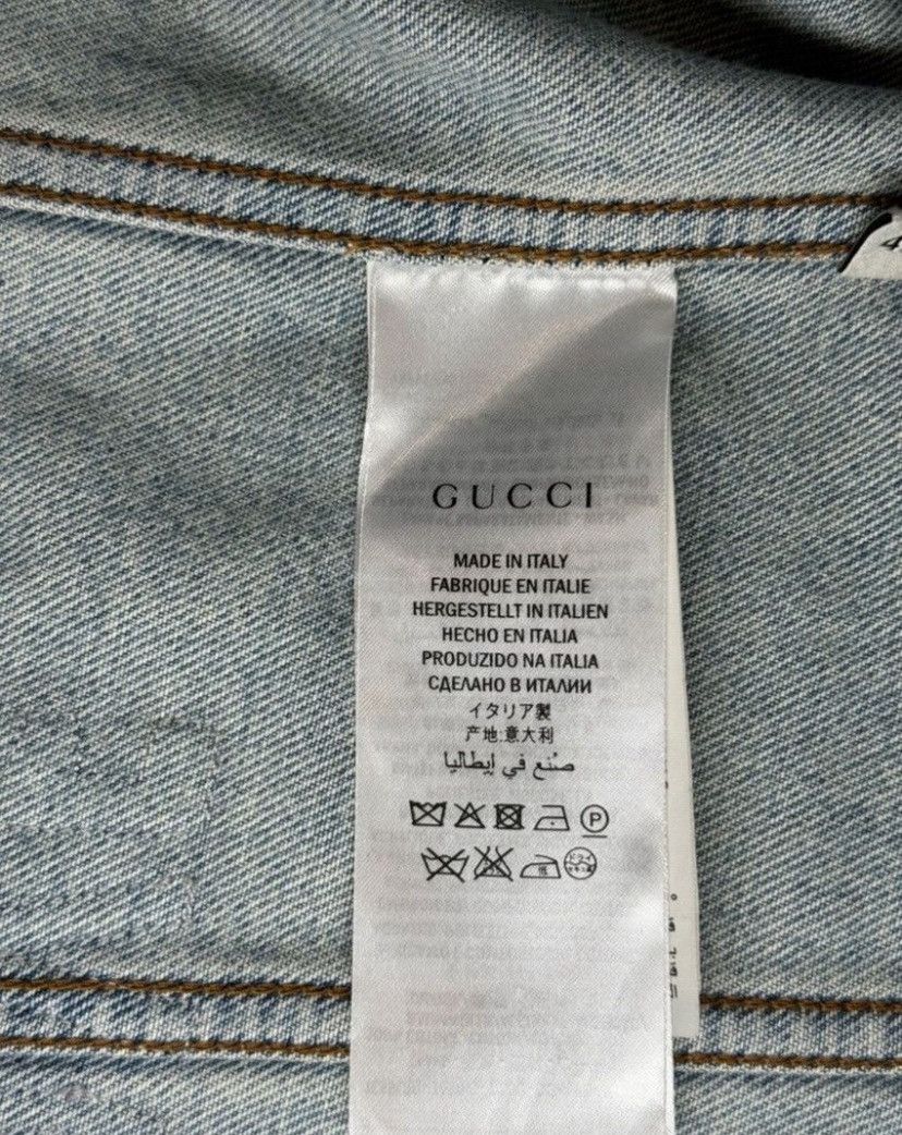 Gucci Gucci Blind For Love Denim Jacket Size M / US 6-8 / IT 42-44 - 10 Thumbnail