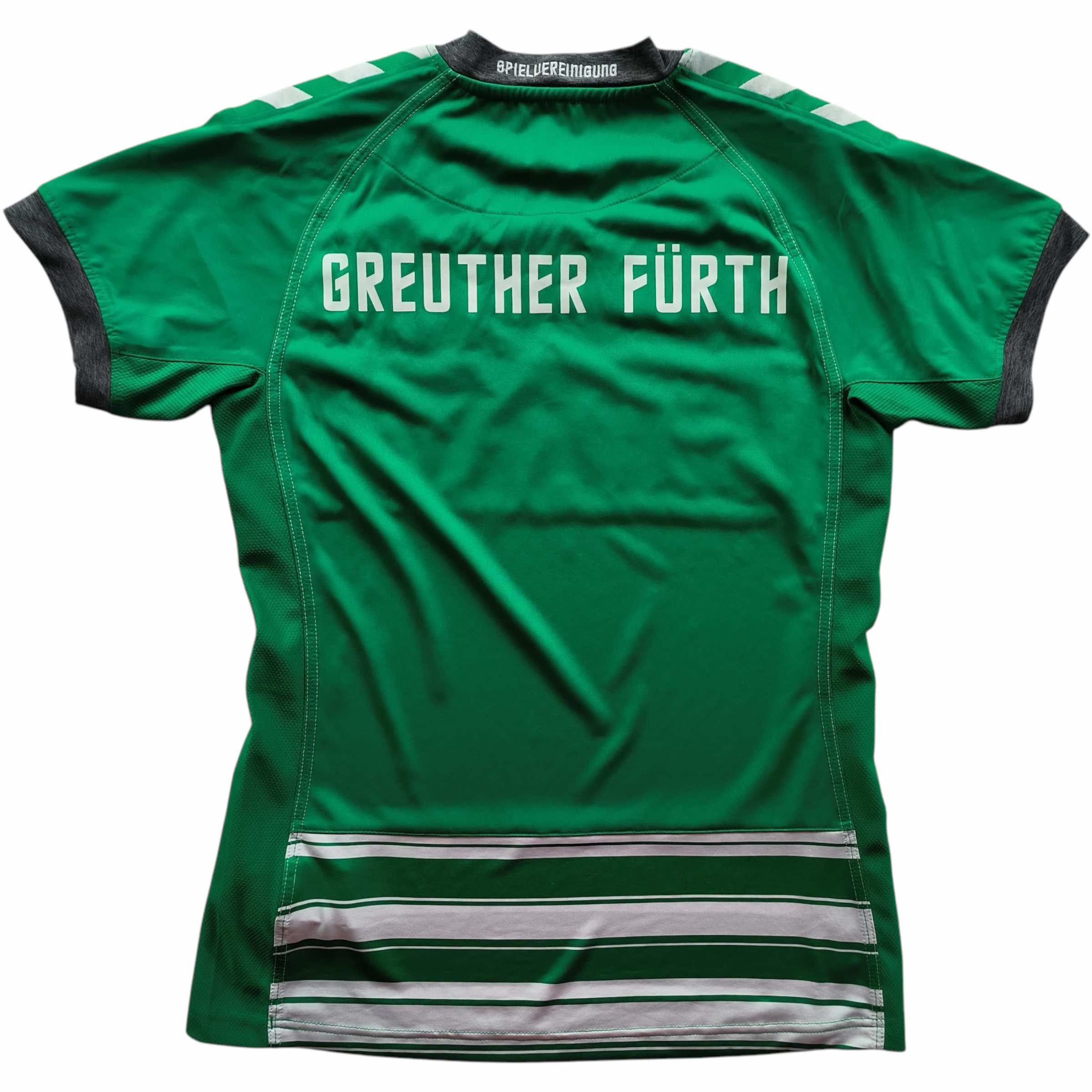 Hummel Greuther Fürth 2013-14 home football jersey size Womens S Size S / US 4 / IT 40 - 2 Thumbnail