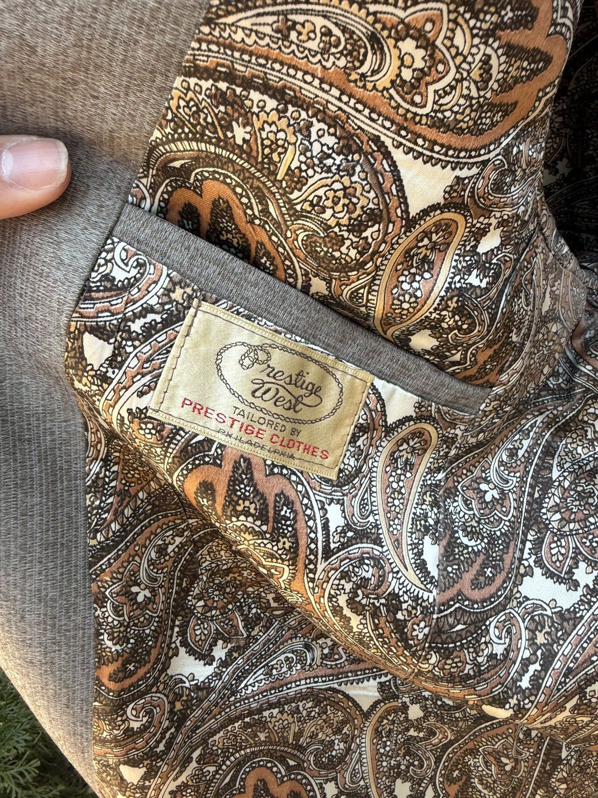Pendleton Vintage Pendleton Silk Unique Rare Western Sport 3 Piece 80s Size 44R - 11 Thumbnail