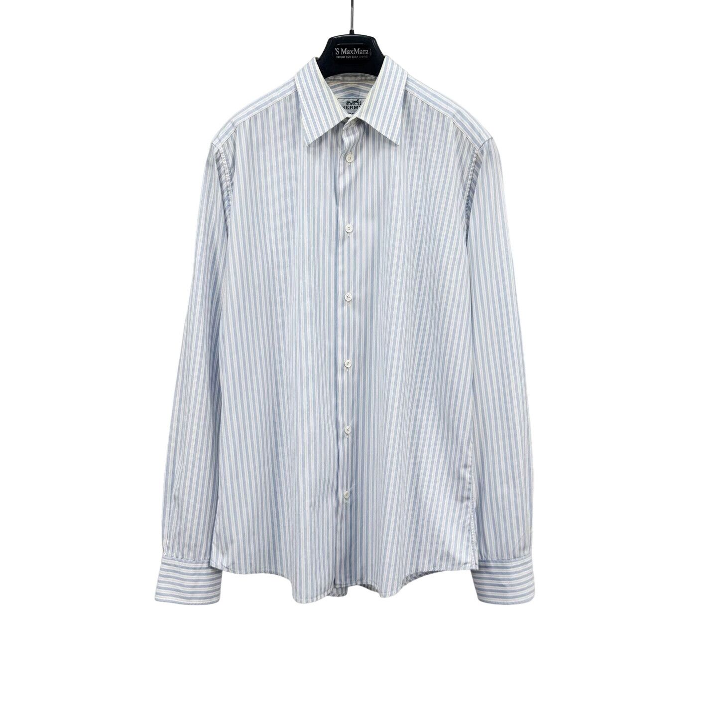 Hermes Hermes H-Print Striped Shirt US M Size US M / EU 48-50 / 2 - 1 Thumbnail
