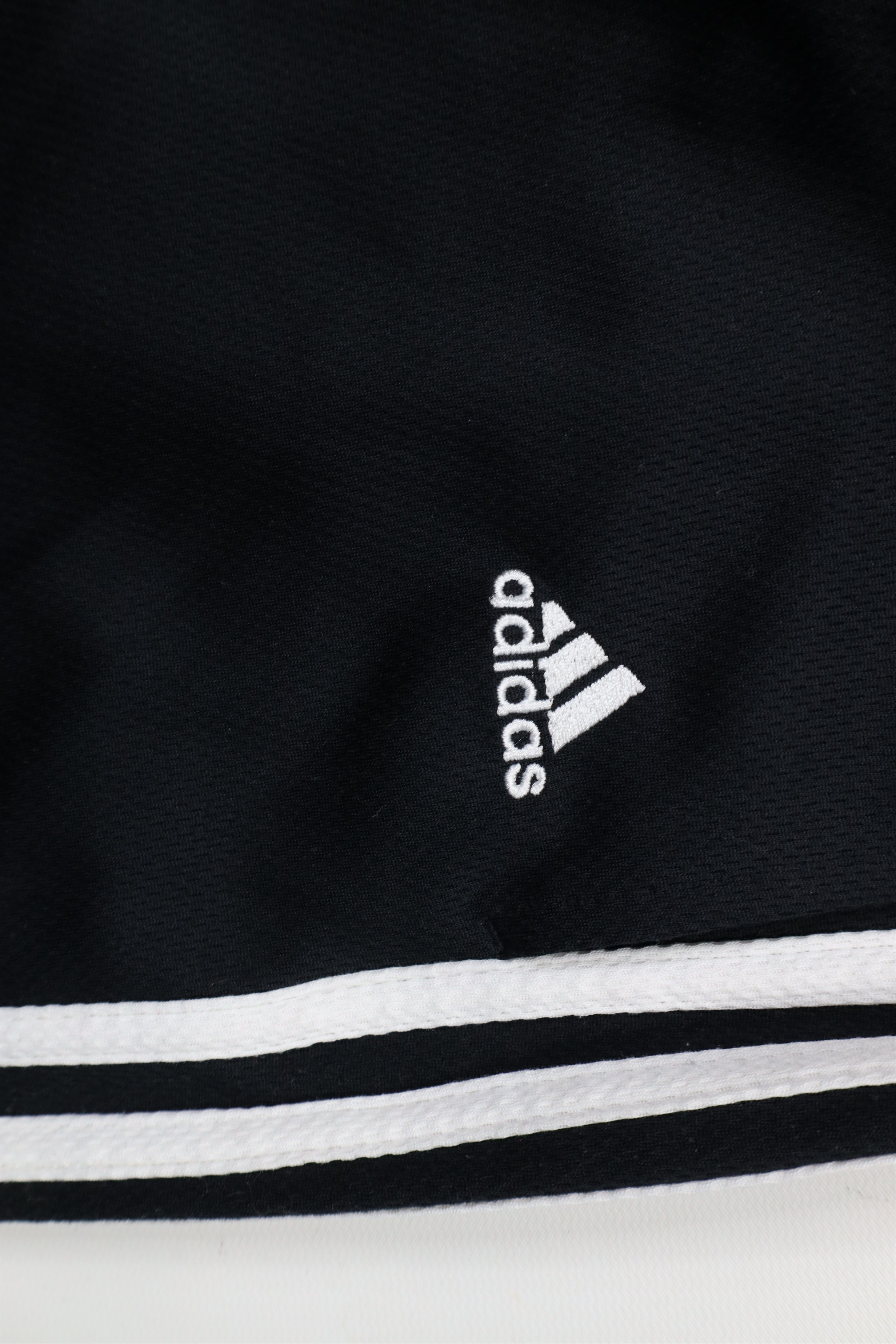 Adidas × Vintage Vintage 90s Y2K Adidas Flared Wide Leg Knit Pants Black Size 30" / US 8 / IT 44 - 7 Thumbnail