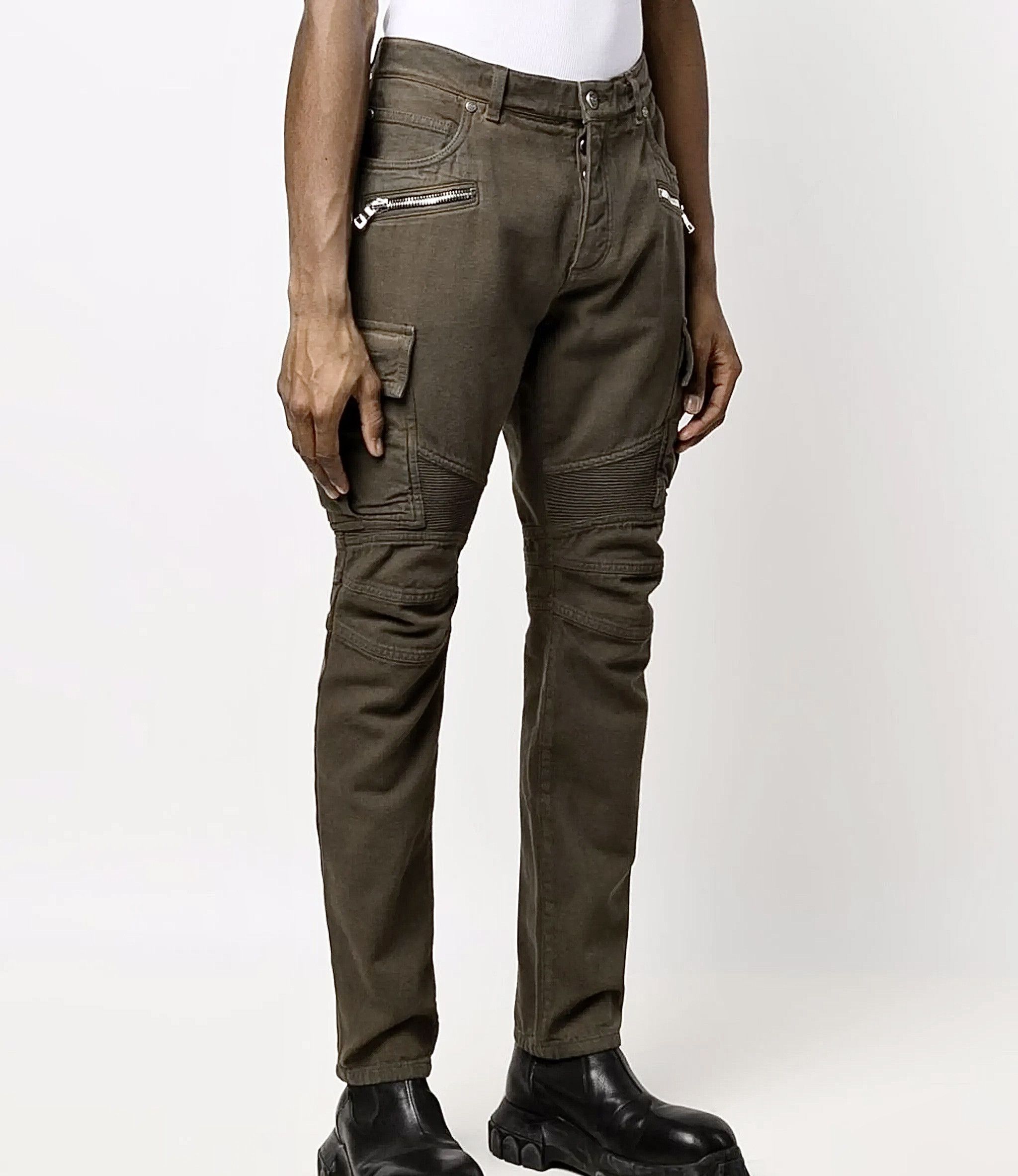 Balmain Skinny-Fit Cargo Trousers Size US 31 - 1 Thumbnail