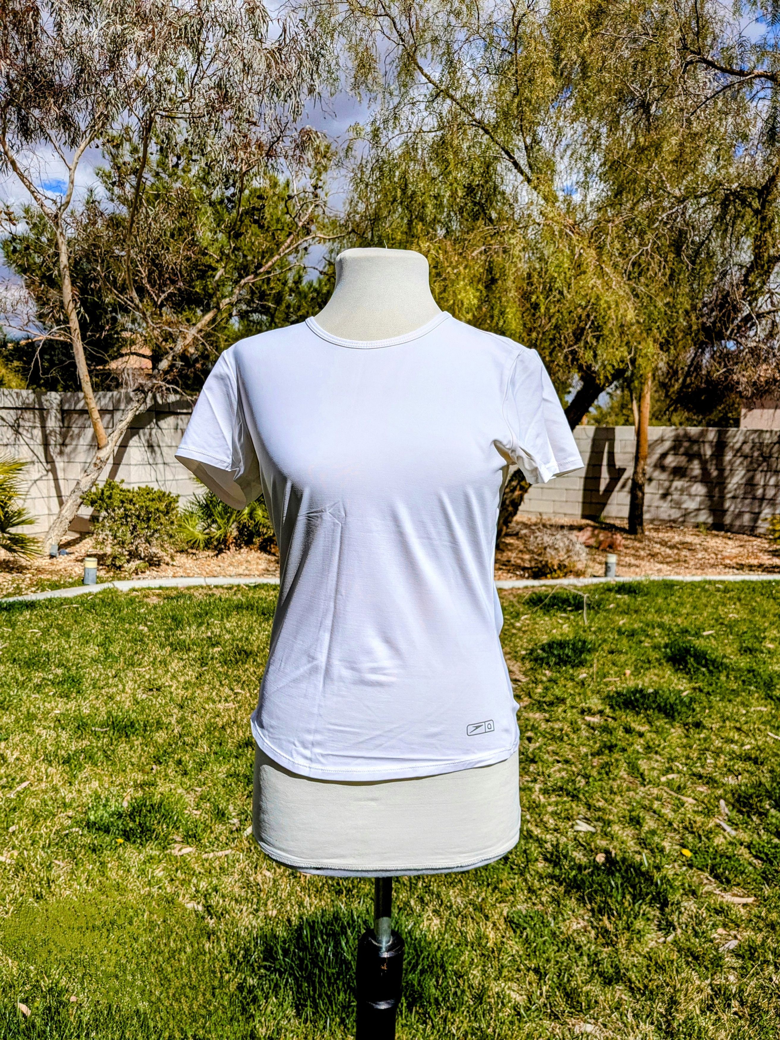 Speedo Speedo Women's Stretch Sport S/S Rashguard Swim Tee Shirt Size M / US 6-8 / IT 42-44 - 2 Thumbnail