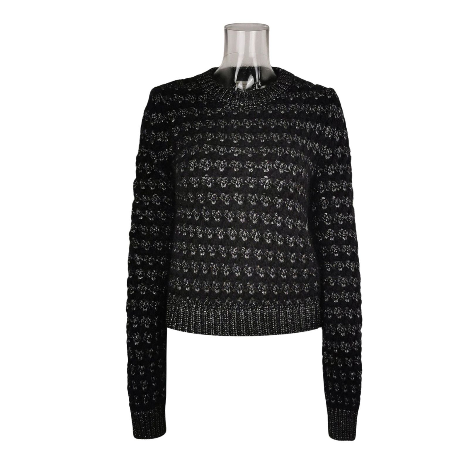 Saint Laurent Paris Saint Laurent Metallic Mohair Blend Sweater Size XS Size XS / US 0-2 / IT 36-38 - 1 Thumbnail