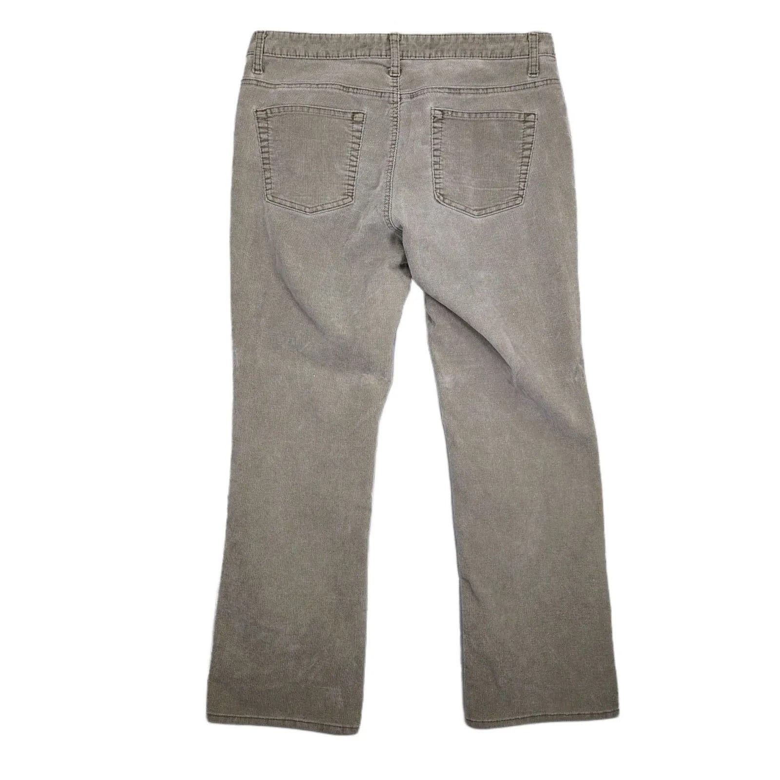 Gap Vtg Y2K GAP Women's 16 Taupe Bootcut Stretch Corduroy Pants Size 38" / US 16 / IT 52 - 2 Thumbnail