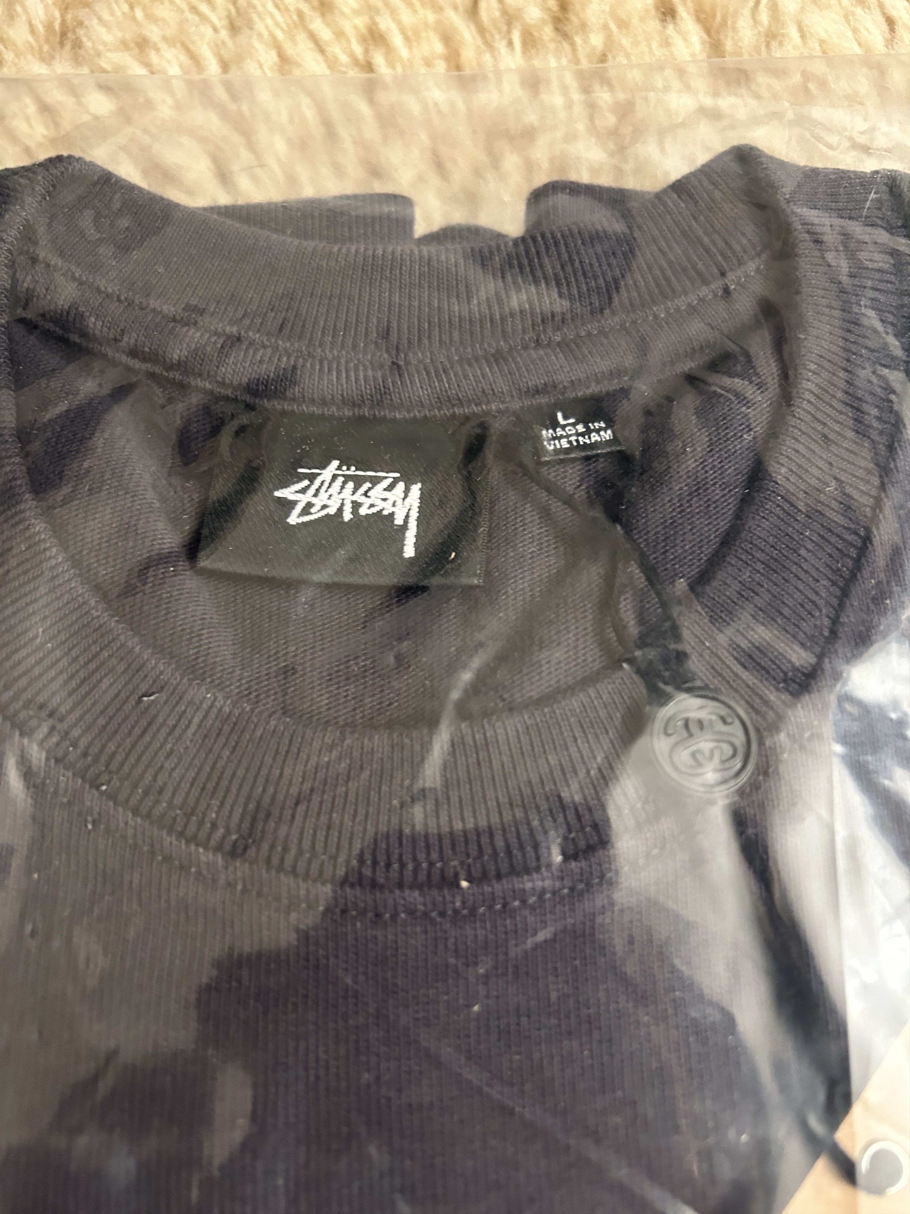 Stussy Stüssy Football Crew Black Size US L / EU 52-54 / 3 - 11 Thumbnail