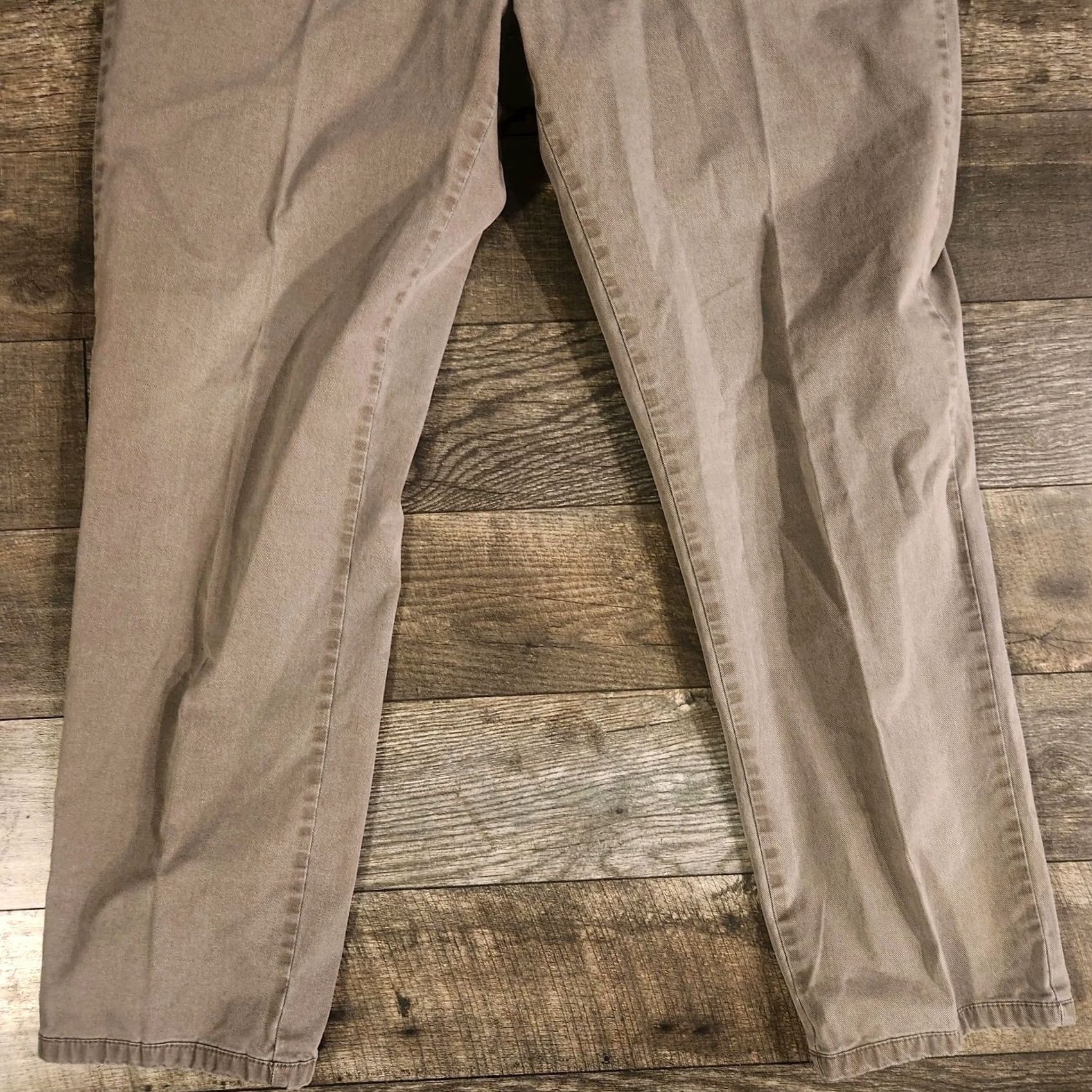 Vintage Meyer Chicago Mens 40x29 Trouser Beige Khaki Smart Casual Cotton Stretch Pants Straight 40in Inseam Mens Regular Beige City Size US 40 / EU 56 - 2 Thumbnail