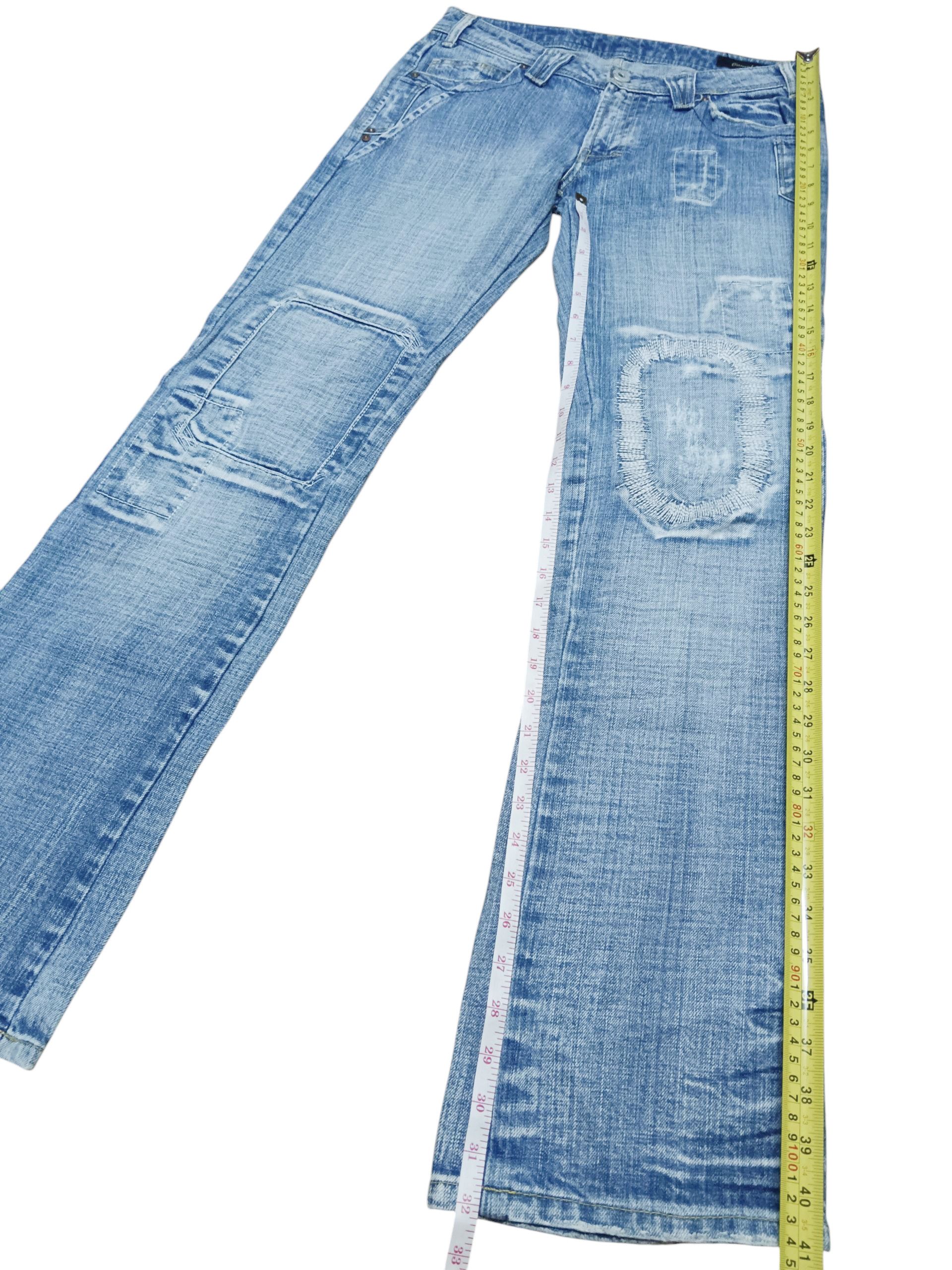 Camel 🔥Camel Road🔥 Low Rise Super Patchwork Flare Jeans Size 28" / US 6 / IT 42 - 8 Thumbnail