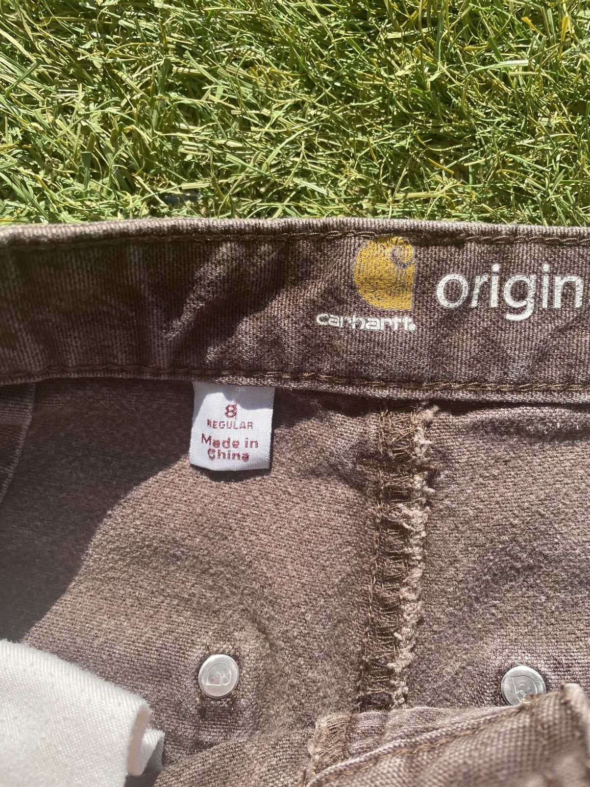 Carhartt Vintage Carhartt brown double knees pants women’s size 8 Size 30" / US 8 / IT 44 - 2 Thumbnail