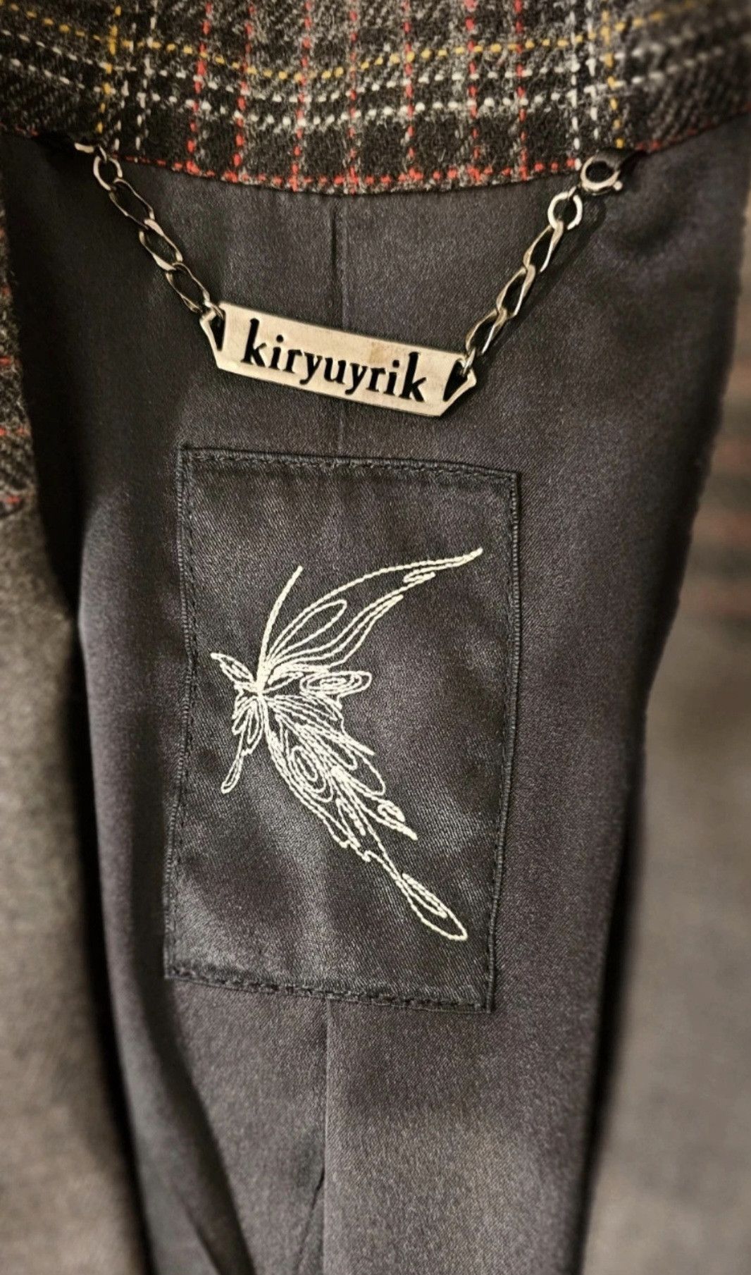 kiryuyrik KIRUYURIK Patchwork Wool Blazer Size 50R - 2 Thumbnail