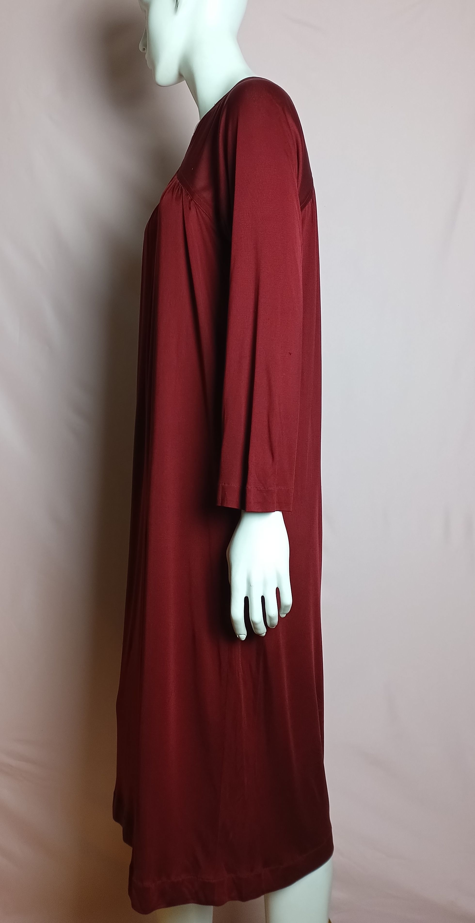Missoni Missoni Vintage Maroon Silk Dress Size M Size M / US 6-8 / IT 42-44 - 2 Thumbnail