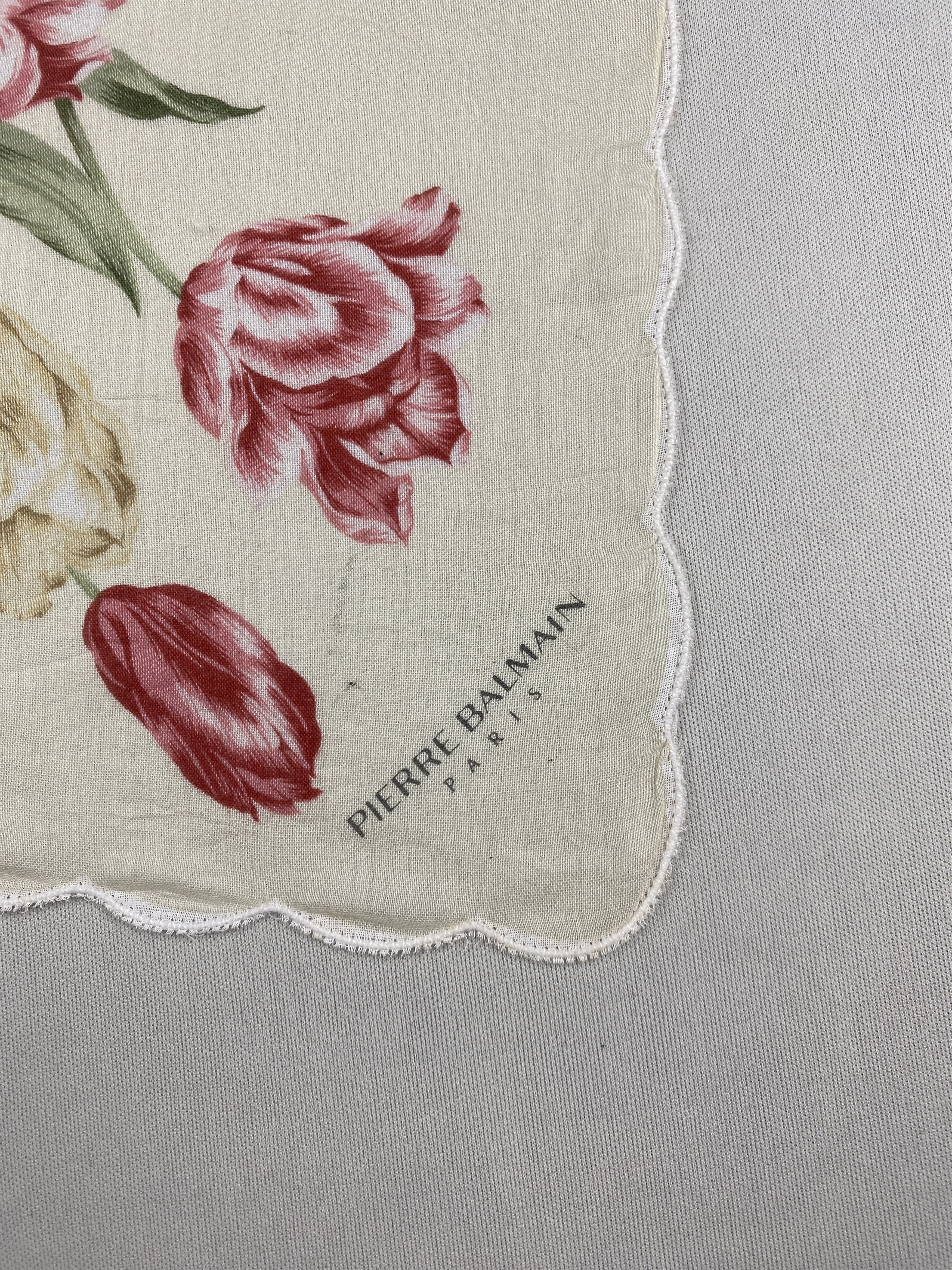 Pierre Balmain Vtg Pierre Balmain Handkerchief Pocket Square Bandana HM0009 Size ONE SIZE - 5 Thumbnail