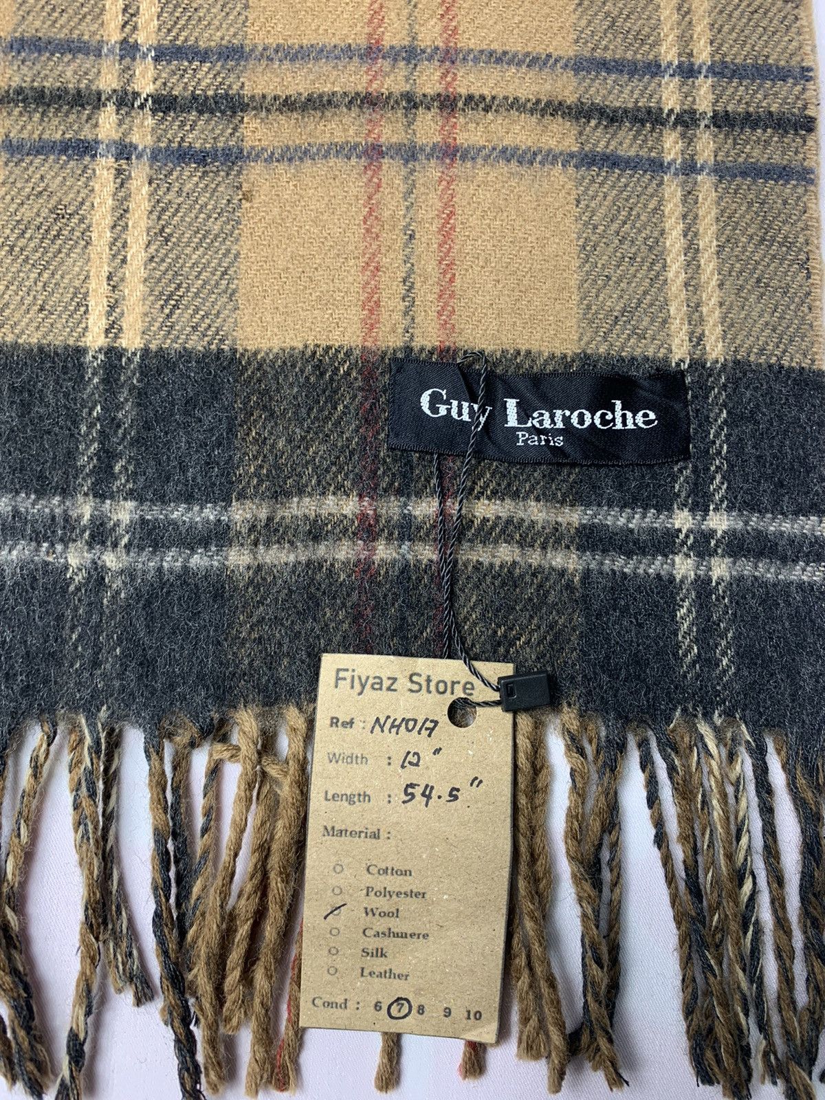 Vintage Guy Laroche Scarf / Muffler / Neckwear Size ONE SIZE - 6 Thumbnail