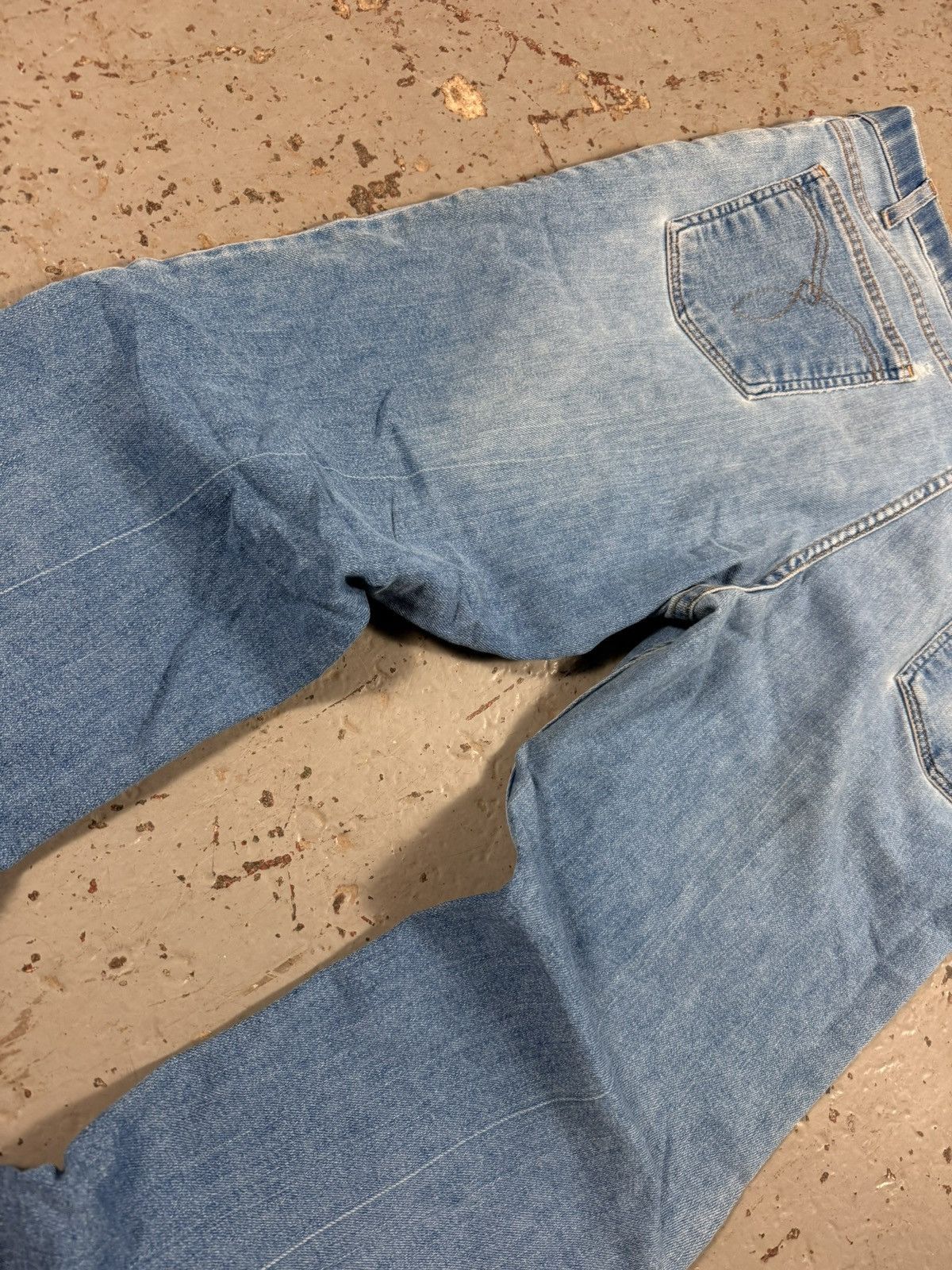 Levi's Vintage Distressed Orange Tag 1970s Denim Jeans Size US 38 / EU 54 - 4 Thumbnail