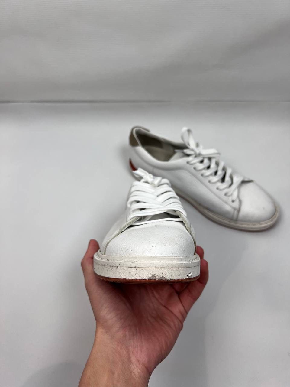 Brunello Cucinelli Brunello Cucinelli leather low trainers size 42 Size US 9 / EU 42 - 8 Thumbnail