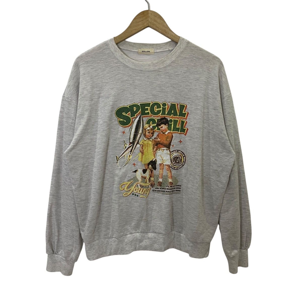 Japanese Brand Vintage Sallon Pullover Sweatshirt Size US L / EU 52-54 / 3 - 1 Thumbnail