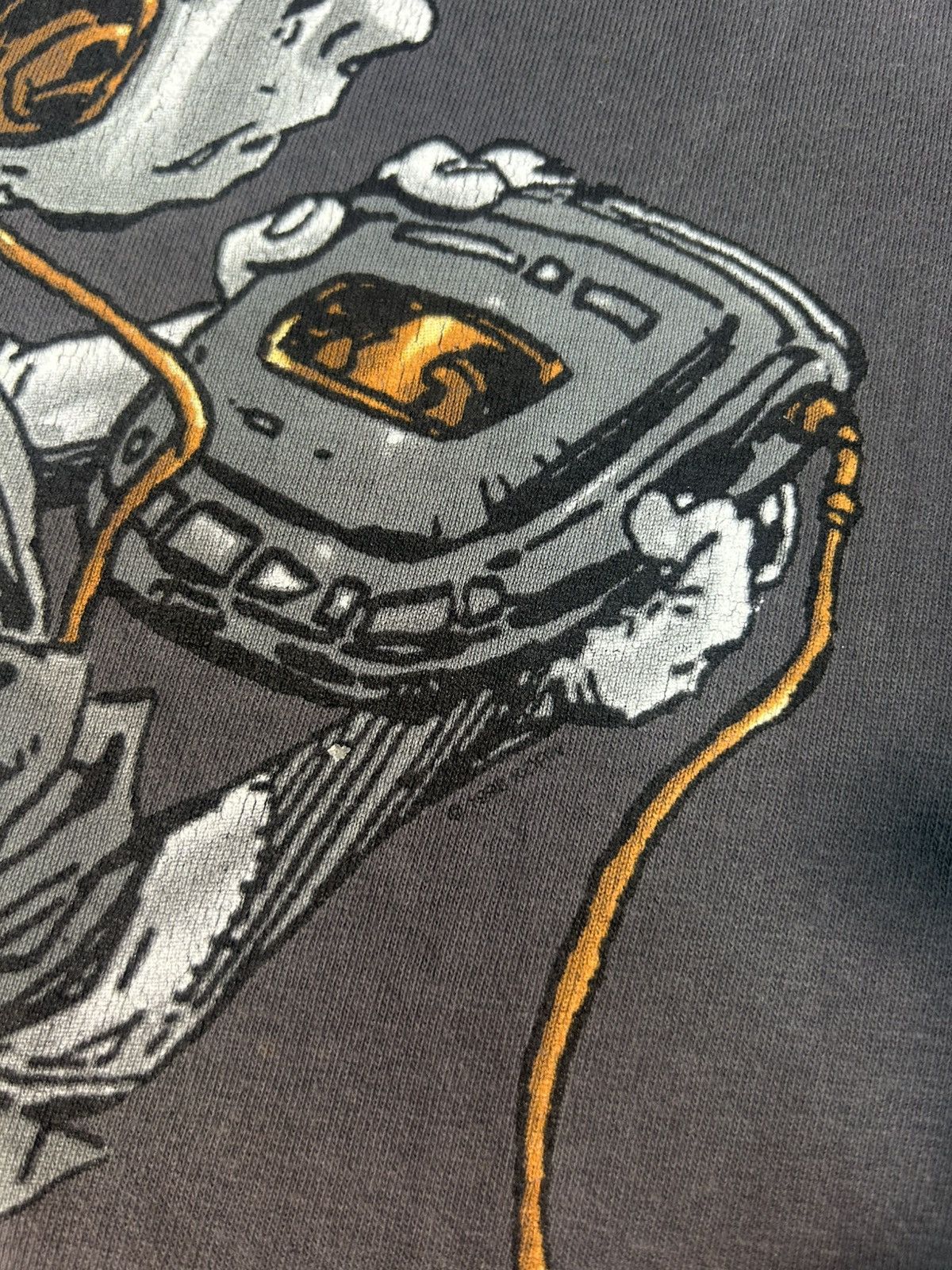 Vintage Vintage 90s KORN Follow The Leader Faded Gray Band Tee Size US XL / EU 56 / 4 - 4 Thumbnail