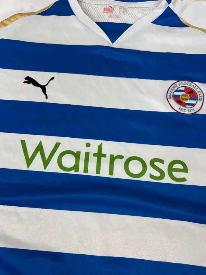 Puma Puma READING 2008 2009 HOME FOOTBALL SHIRT SOCCER JERSEY Size US XXL / EU 58 / 5 - 6 Thumbnail
