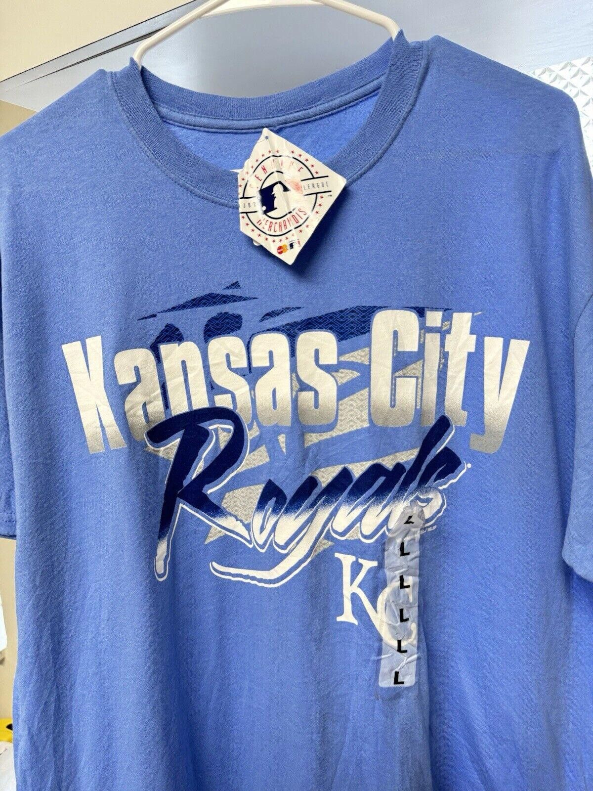 MLB Vintage NWT MLB Kansas City Royals Tshirt Size US L / EU 52-54 / 3 - 4 Thumbnail