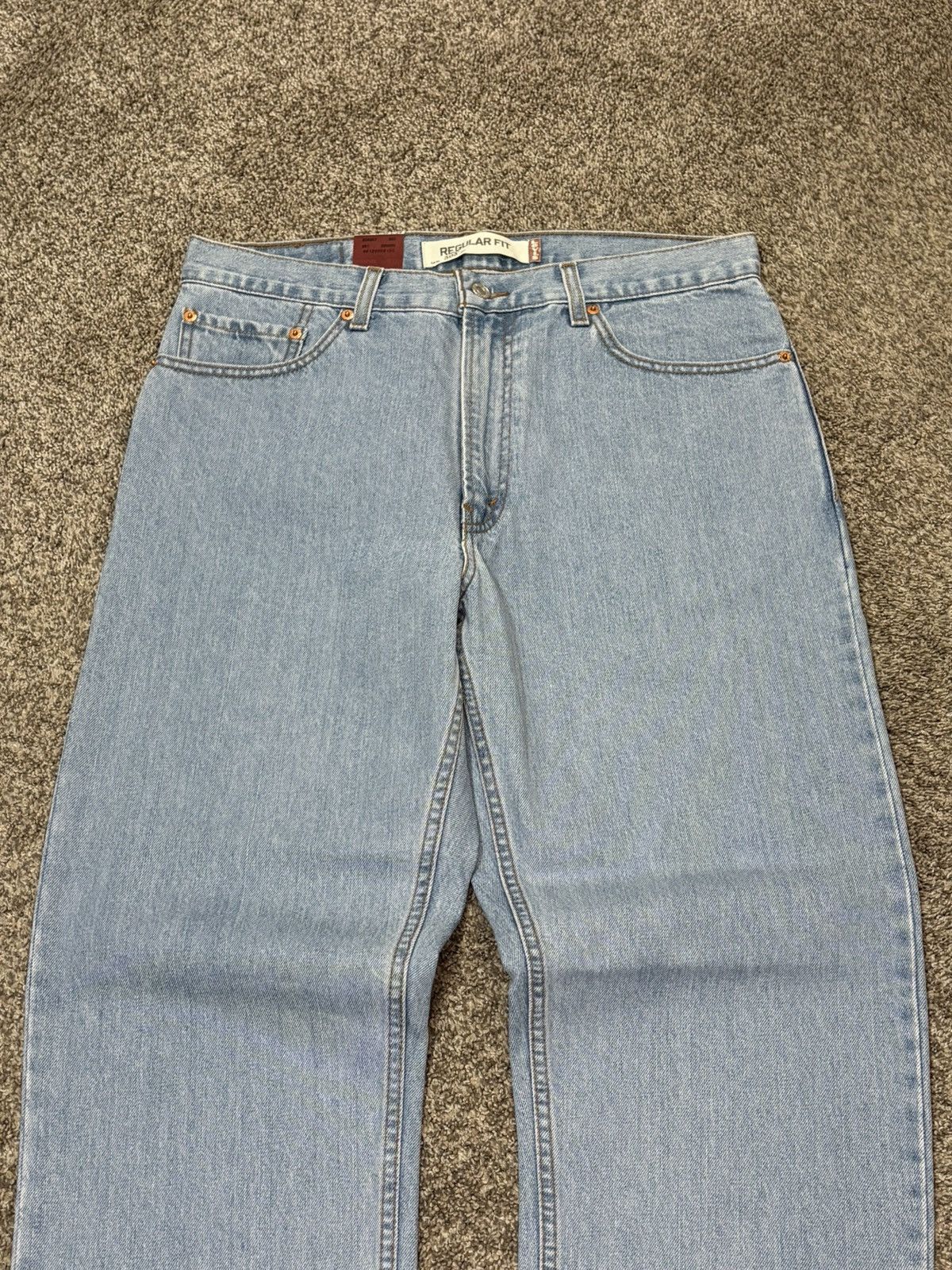 Levi's Vintage Levis 505 Jeans 36x29 Y2K Deadstock Regular Straight Size US 36 / EU 52 - 7 Thumbnail