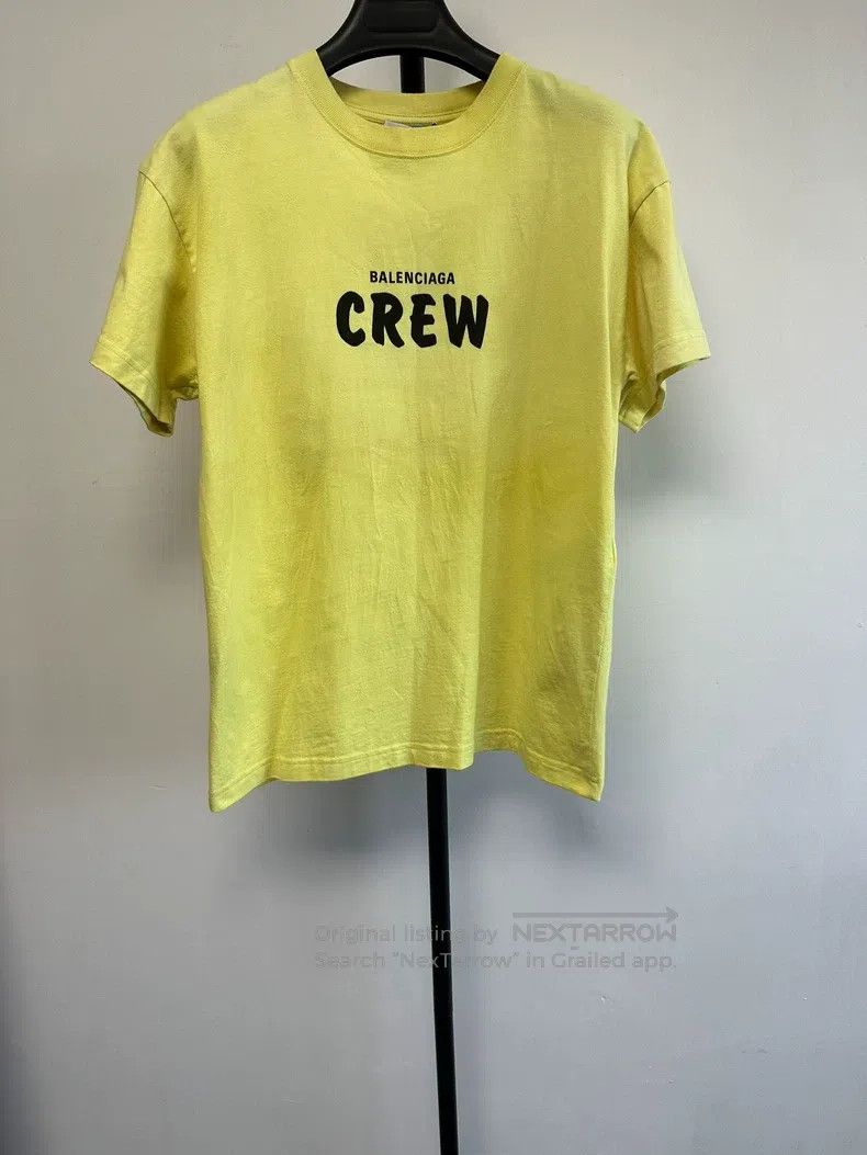 Balenciaga Balenciaga Letter print round neck casual short-sleeve reg Size US XS / EU 42 / 0 - 1 Thumbnail