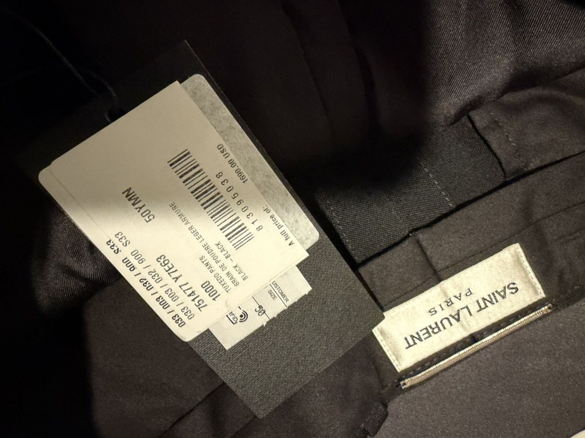 Saint Laurent Paris Saint laurent mens 2023 tuxedo dress pants. 50/34. $1290 Size US 34 / EU 50 - 8 Thumbnail
