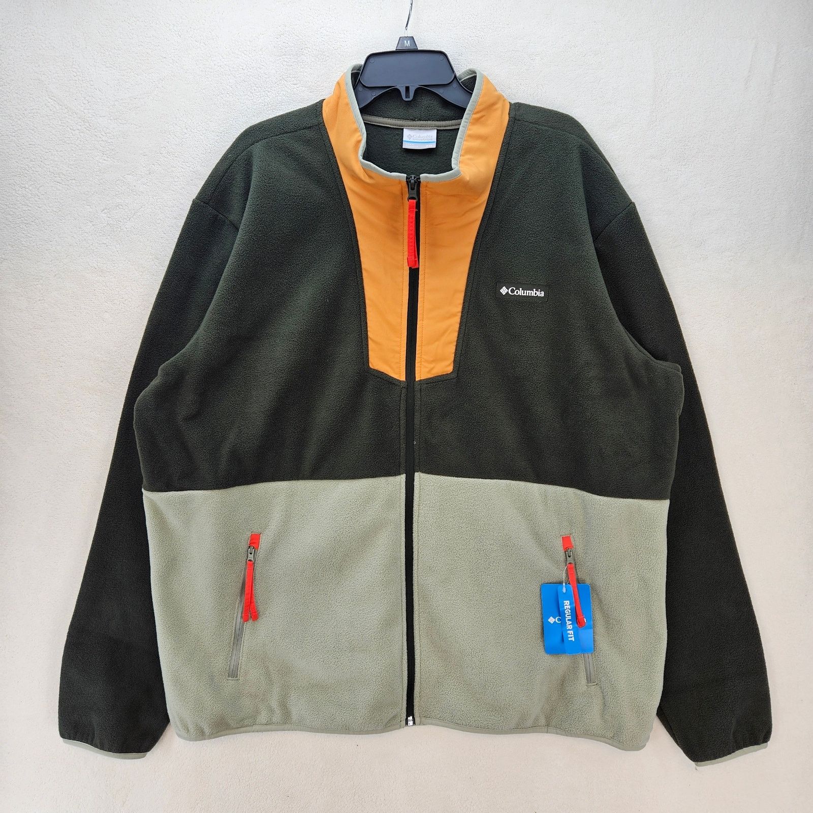 Columbia COLUMBIA MENS XXL SEQUOIA GROVE FULL ZIP FLEECE JACKET OLIVE Size US XXL / EU 58 / 5 - 1 Thumbnail