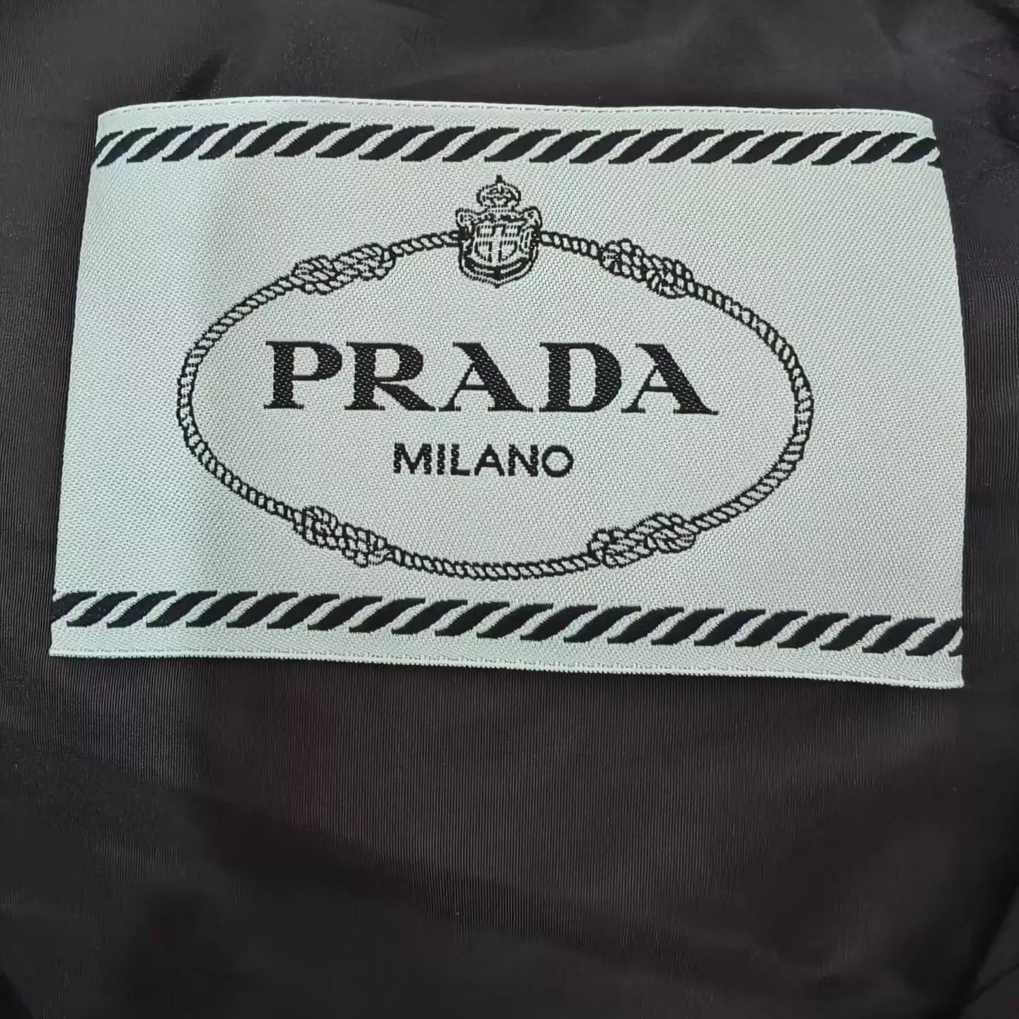 Prada PRADA Women's Triangle Logo Zipper Pockets Collar Jacket Size XS / US 0-2 / IT 36-38 - 3 Thumbnail