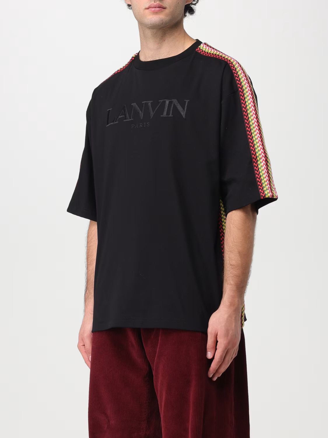 Lanvin o1y0225 Logo Crewneck T-Shirt in Multicolor Size US S / EU 44-46 / 1 - 3 Thumbnail