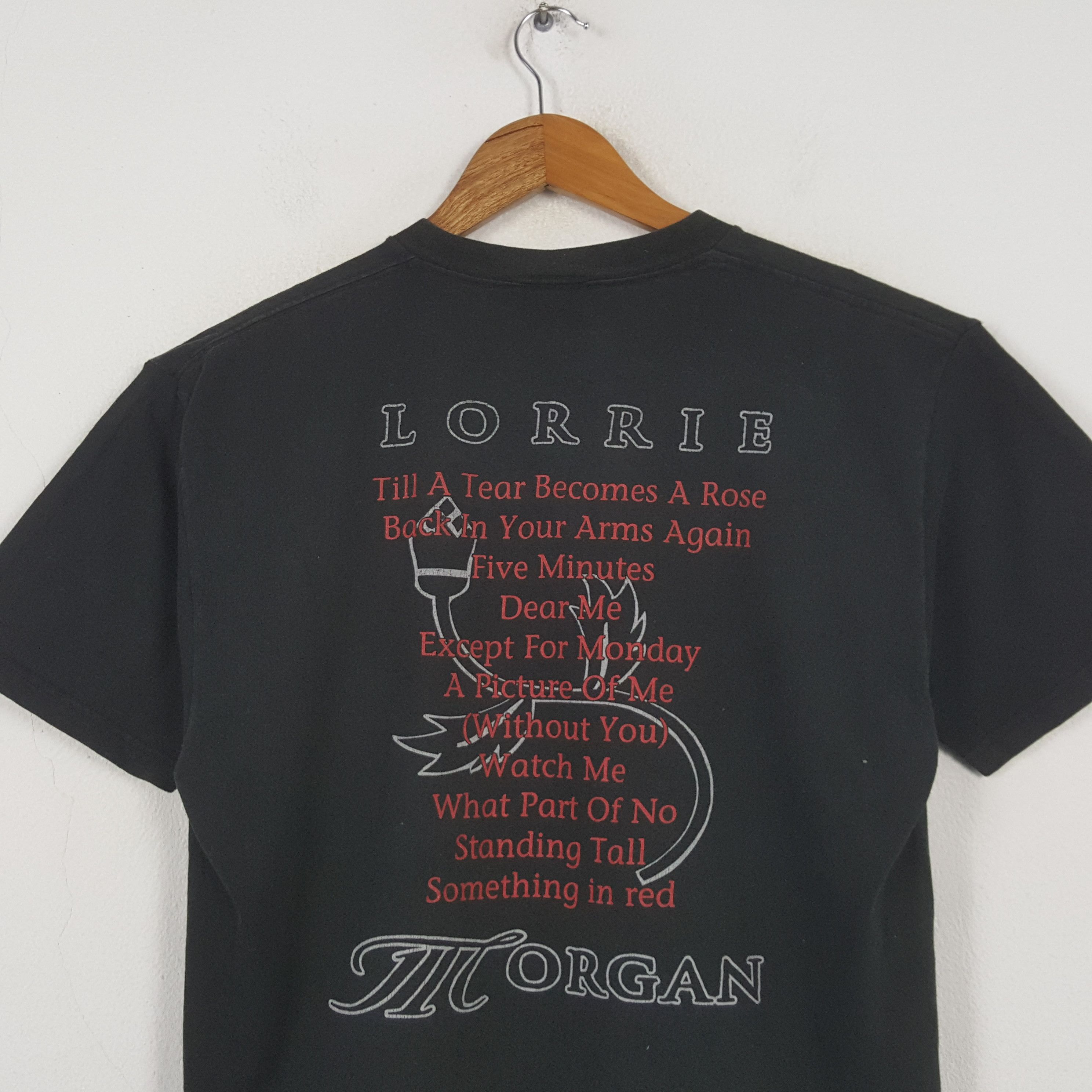 Other Vintage 90's LORRIE HORGAN American Singer T-shirt 31 Size US L / EU 52-54 / 3 - 4 Thumbnail