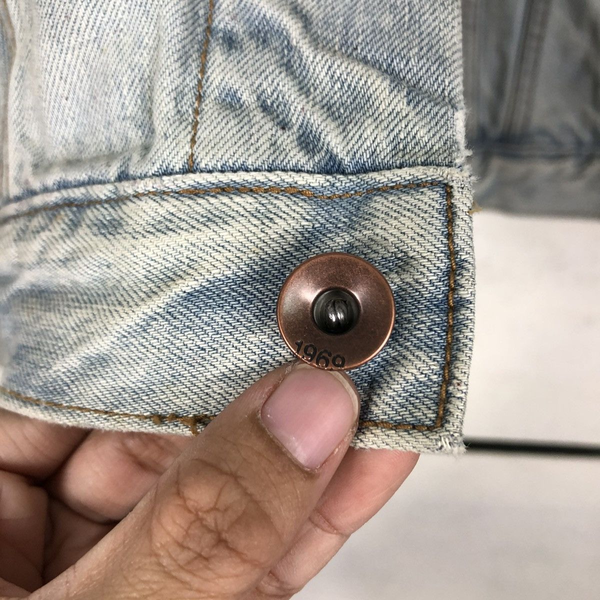 Japanese Brand 🔥VINTAGE CROPPED TRUCKER DENIM JACKET GAP Size US XS / EU 42 / 0 - 18 Thumbnail
