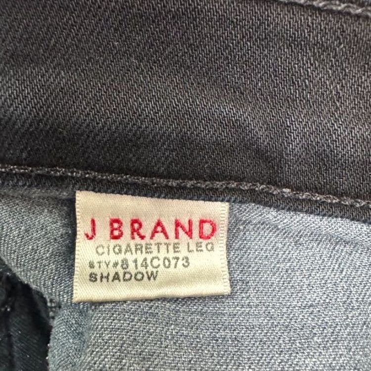 J Brand VINTAGE J Brand Denim Jeans Women 27 Black Mid Rise Stretch Cigarette Style Streetwear Size 27" / US 4 / IT 40 - 6 Thumbnail
