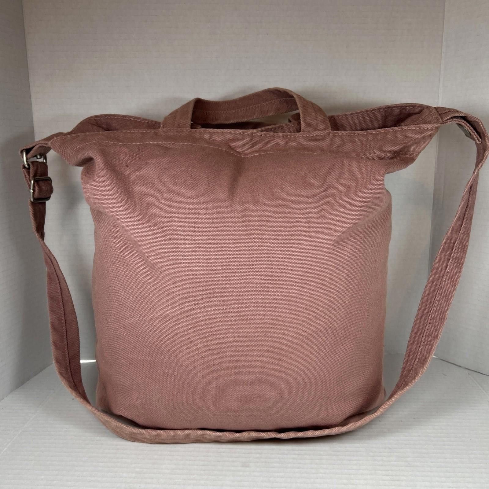 Baggu Baggu Canvas Duck Bag Pink Blush Adjustable Strap Minimalist Size ONE SIZE - 2 Thumbnail