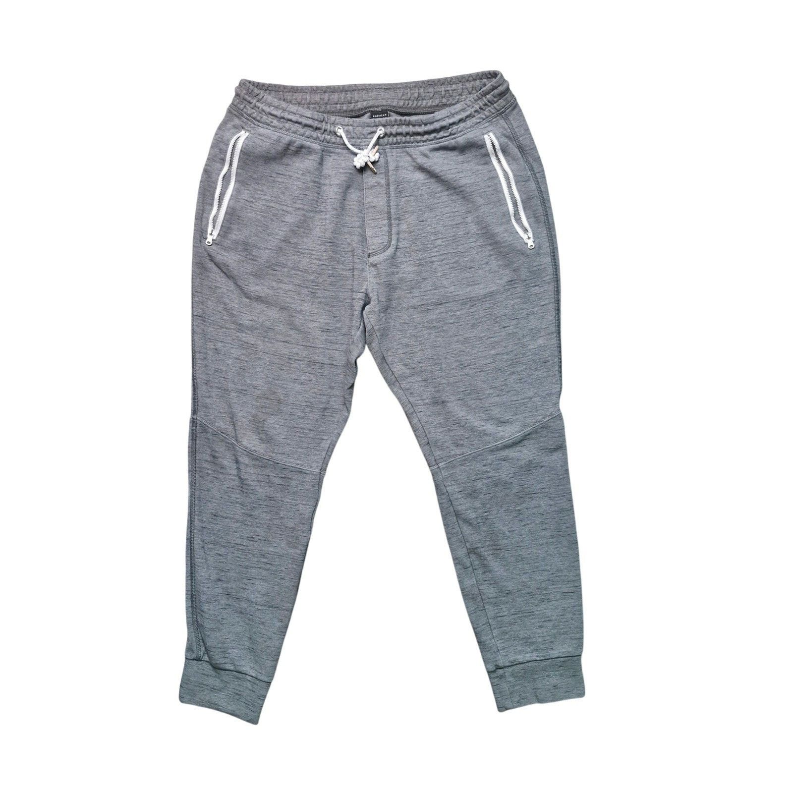 American Eagle Outfitters American Eagle Men's Training Jogger Gray Sweatpants Size L Size US 34 / EU 50 - 1 Thumbnail