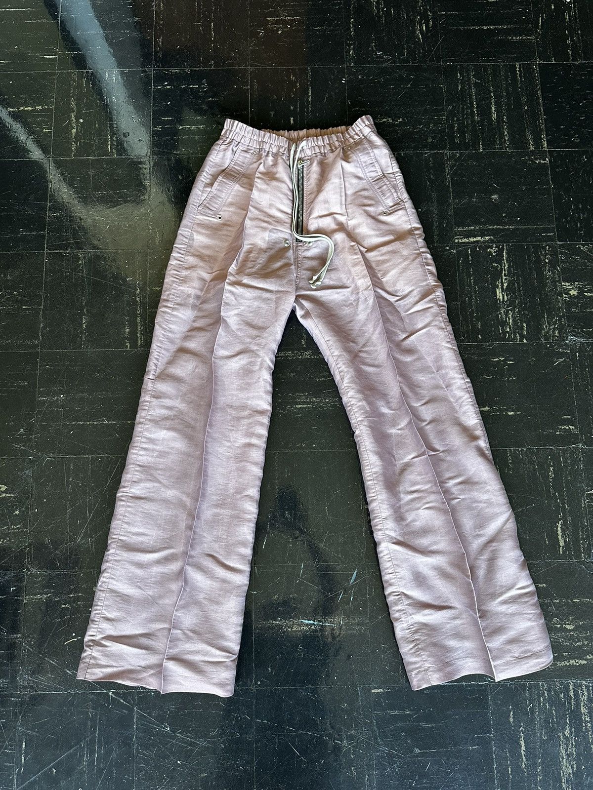 Rick Owens Rick owen Drawstring geth pants in dusty rose Size 28" / US 6 / IT 42 - 1 Thumbnail