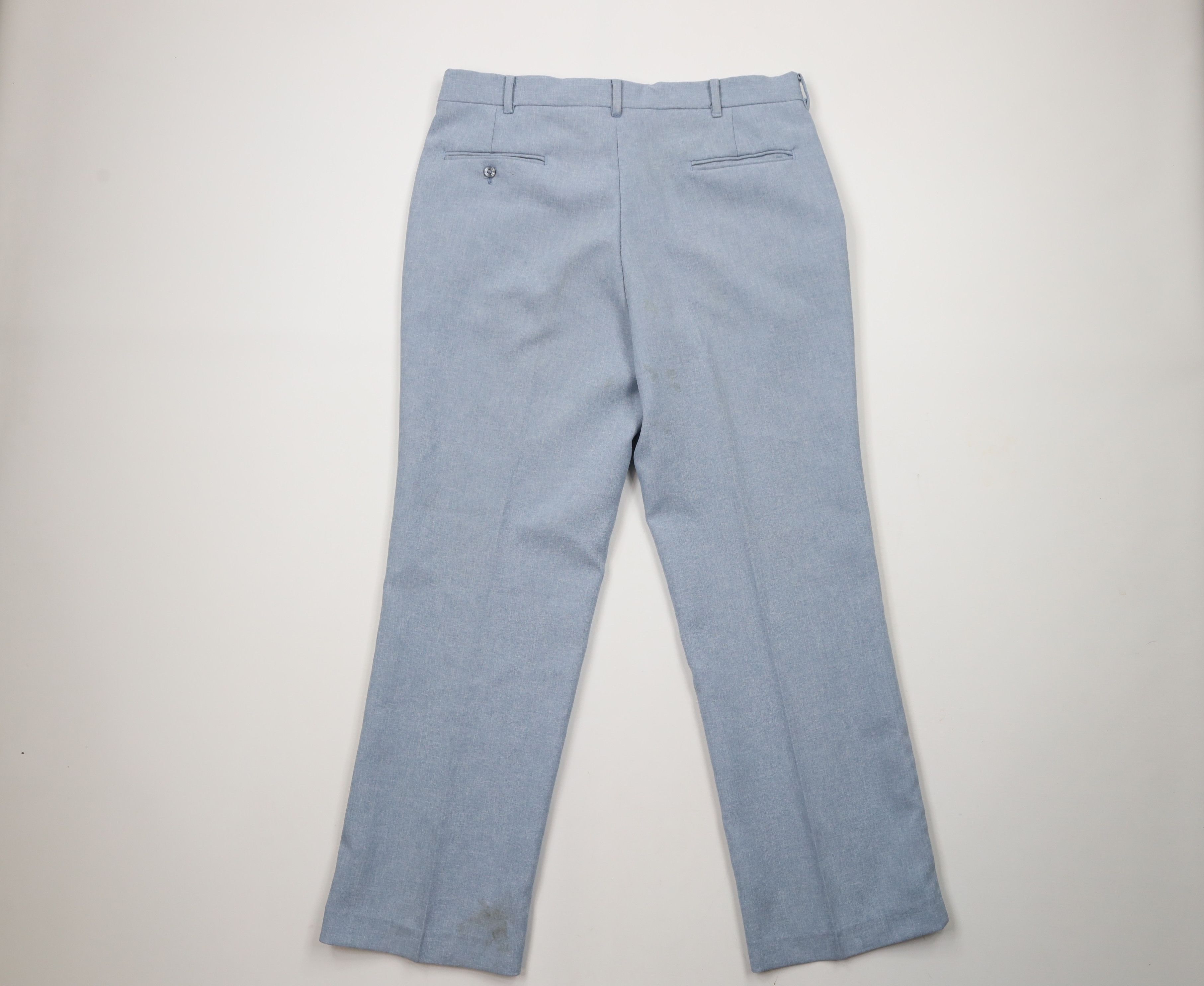 Vintage Vintage 70s Streetwear Knit Wide Leg Chino Pants USA Size US 34 / EU 50 - 10 Thumbnail