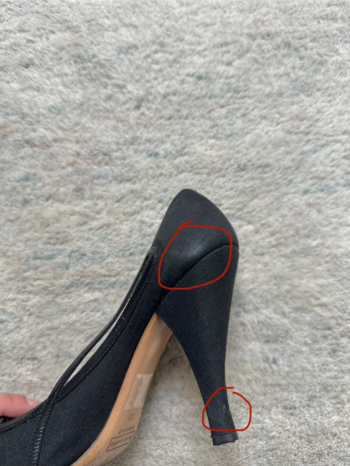 Marc Jacobs Vintage 90s Marc Jacobs Heels Cut Out Black Pump Bow Size US 9 / IT 39 - 9 Thumbnail