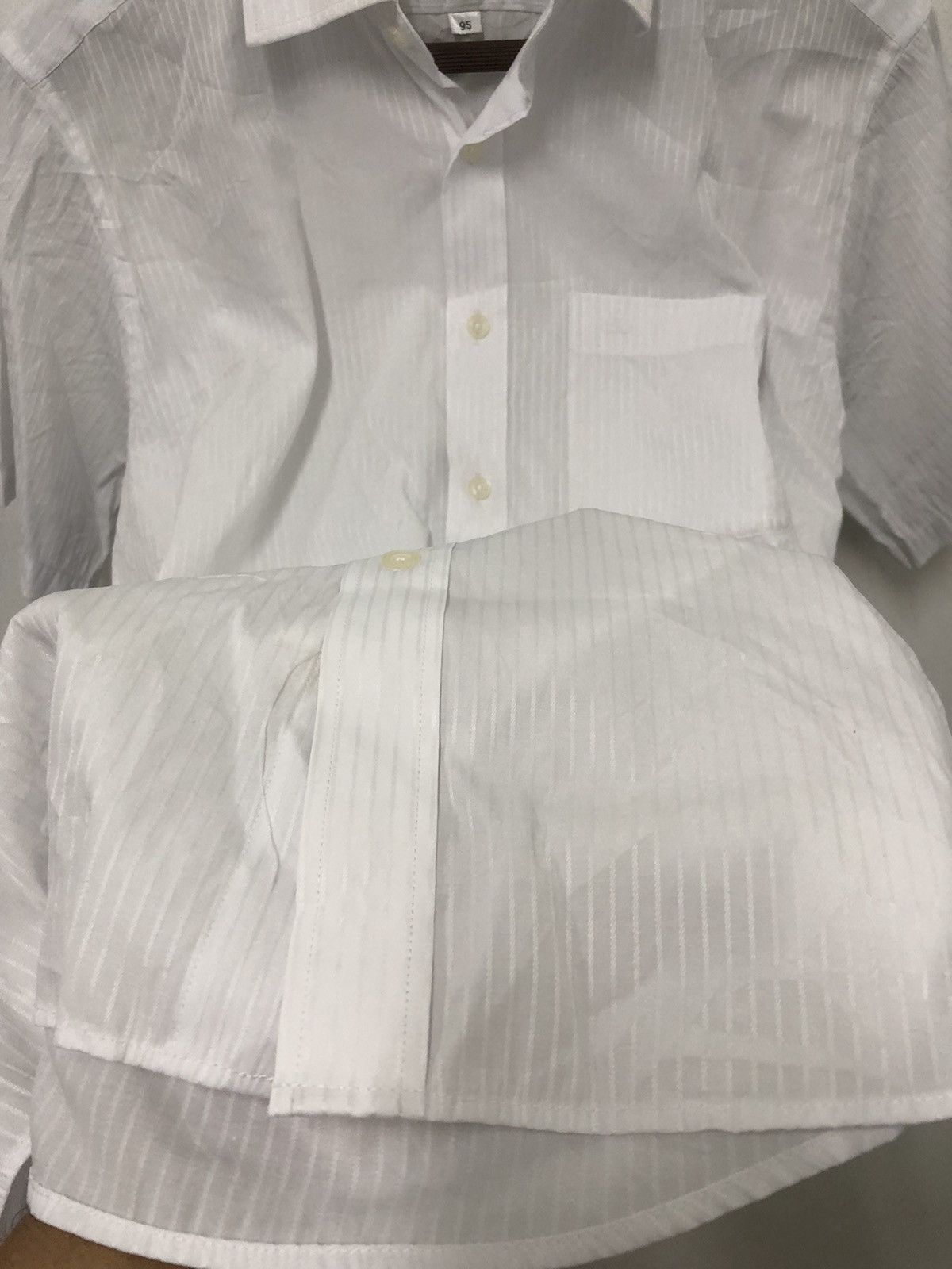 Balenciaga BALENCIAGA LINEN WHITE BUTTON UP Size US L / EU 52-54 / 3 - 5 Thumbnail