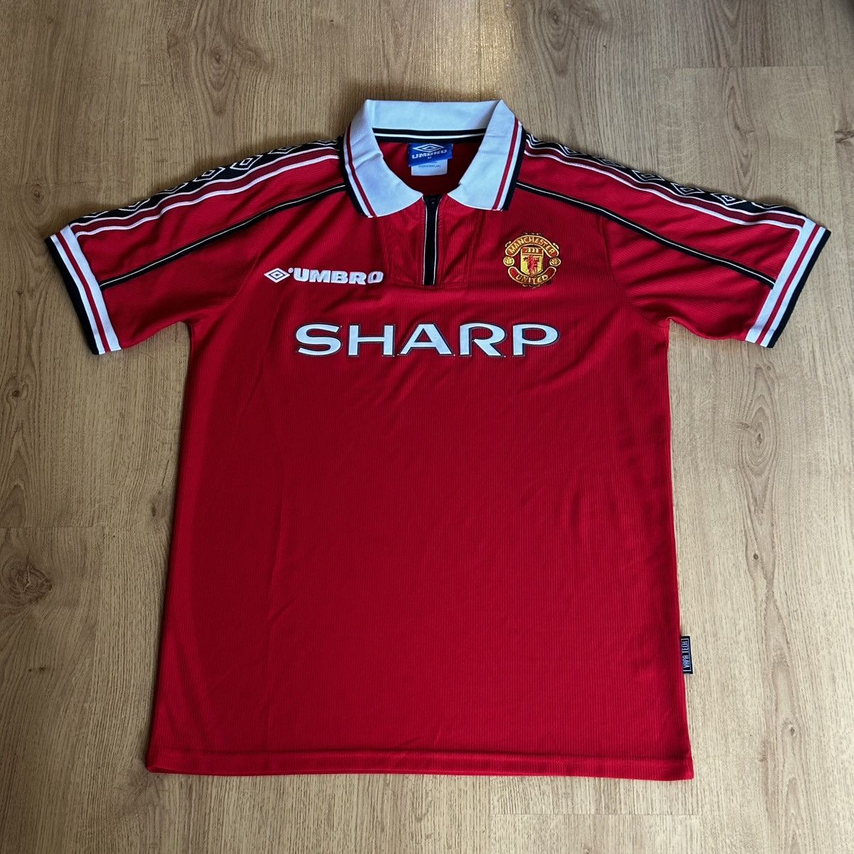 Umbro Vintage Manchester United 1998 1999 Football Home Shirt Size US M / EU 48-50 / 2 - 1 Thumbnail
