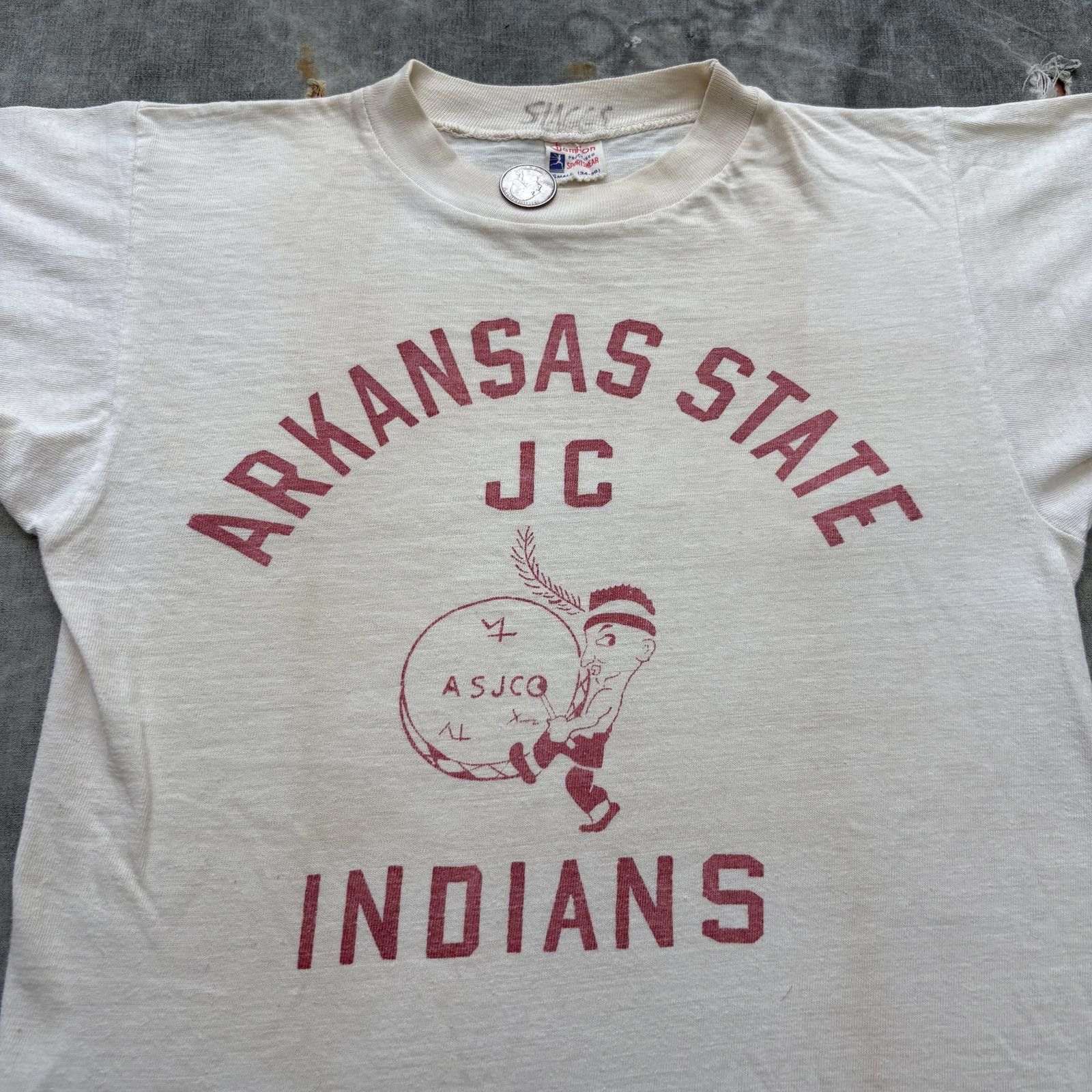 Champion Vintage 50s Champion Running Man Arkansas State Indians Tee Size US S / EU 44-46 / 1 - 2 Thumbnail