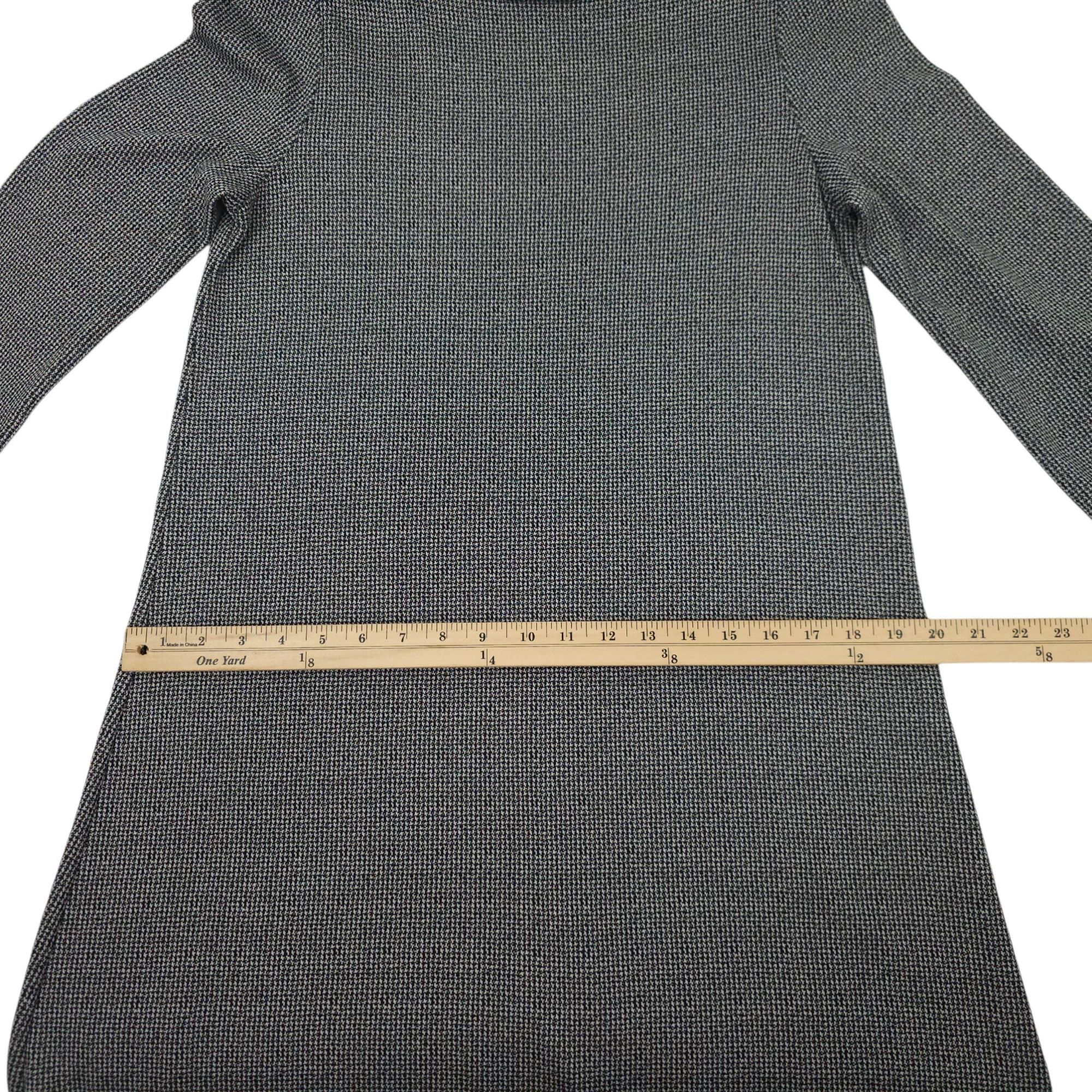 J. Jill J JILL Wearever Dress Womens S Gray Houndstooth Flutter Size S / US 4 / IT 40 - 11 Thumbnail