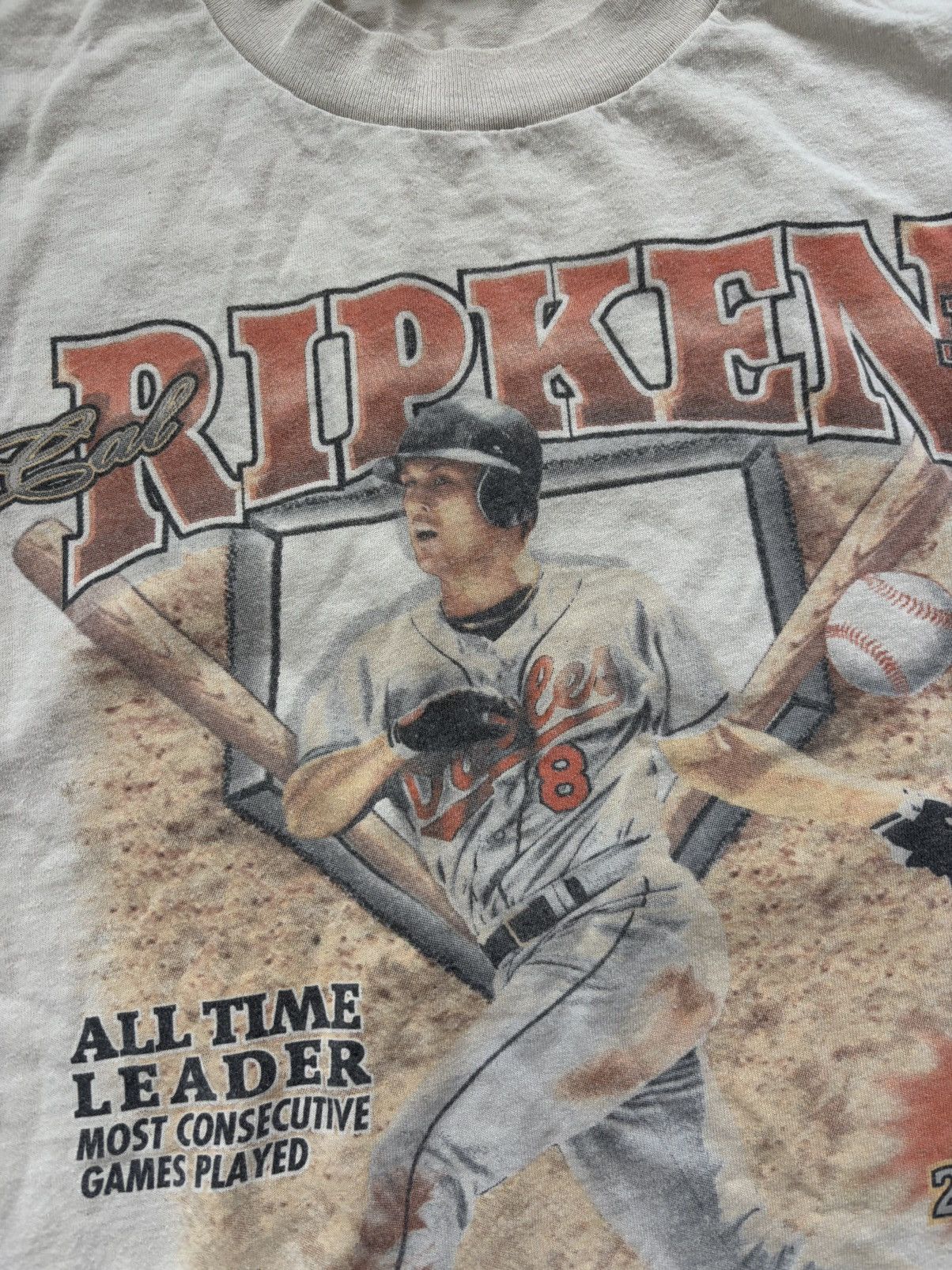 Vintage Vintage 1995 Ripken JR MLB Tee Size US XL / EU 56 / 4 - 3 Thumbnail