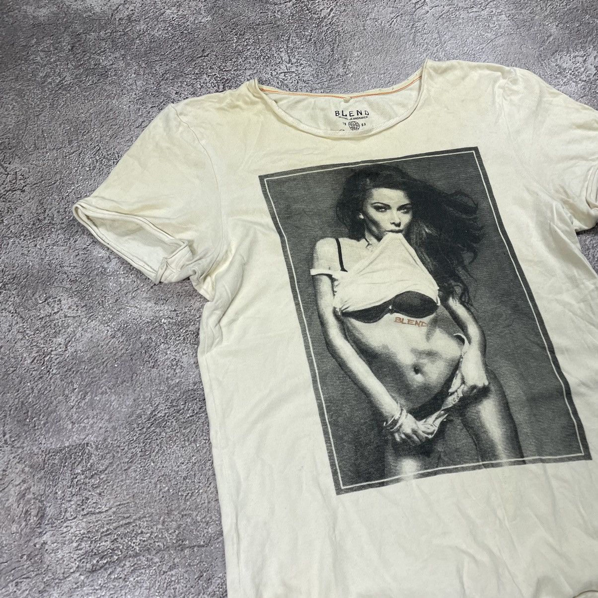 Vintage Vintage 90s Sun Faded Graphic Tee Cream Oversized Drip M Size US M / EU 48-50 / 2 - 3 Thumbnail