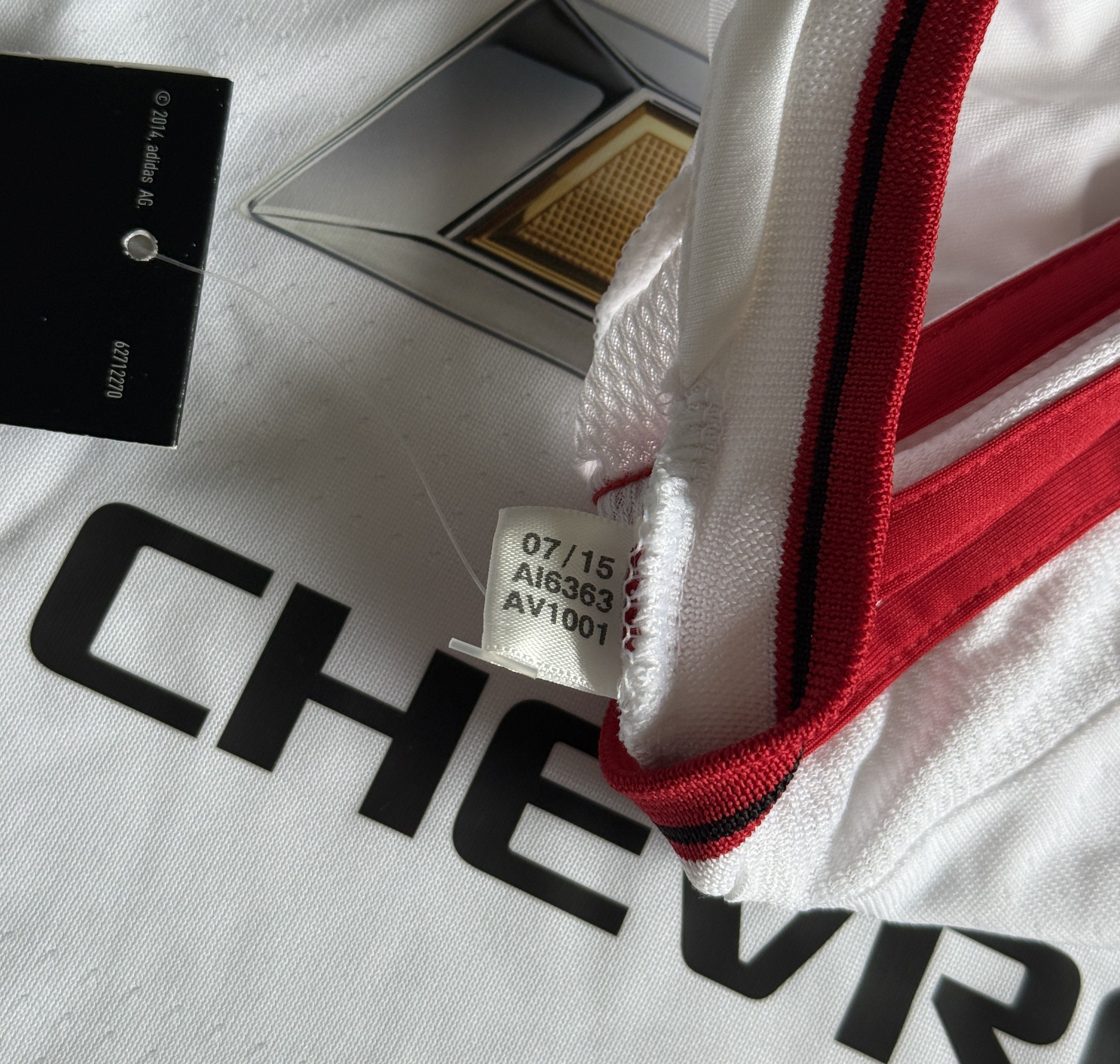 Adidas Manchester United 2015 2016 Football Jersey Shirt Adidas L Size US L / EU 52-54 / 3 - 5 Thumbnail