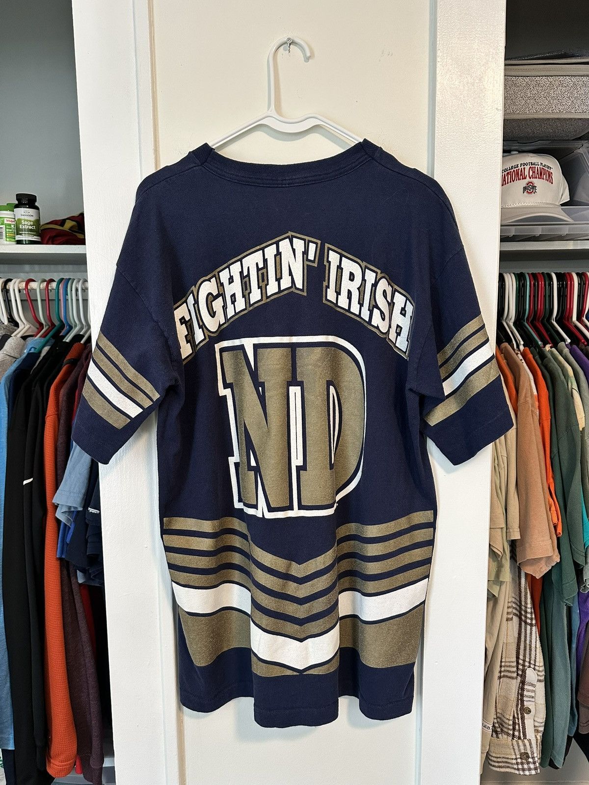 NCAA Notre Dame Fighting Irish AOP Graphic Tee Size US L / EU 52-54 / 3 - 3 Thumbnail
